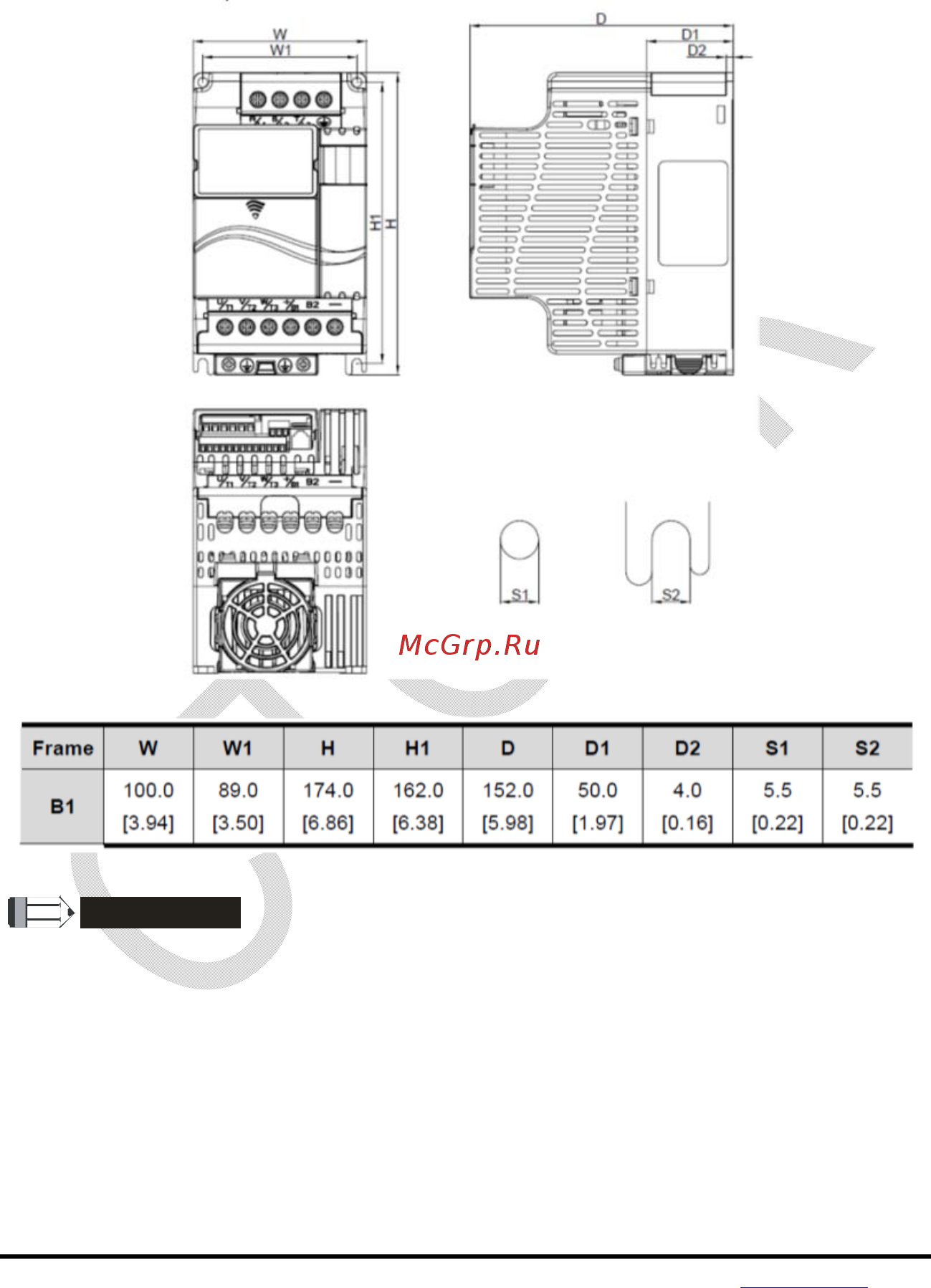 Delta Electronics VFD004E21T [24/342] Примечание