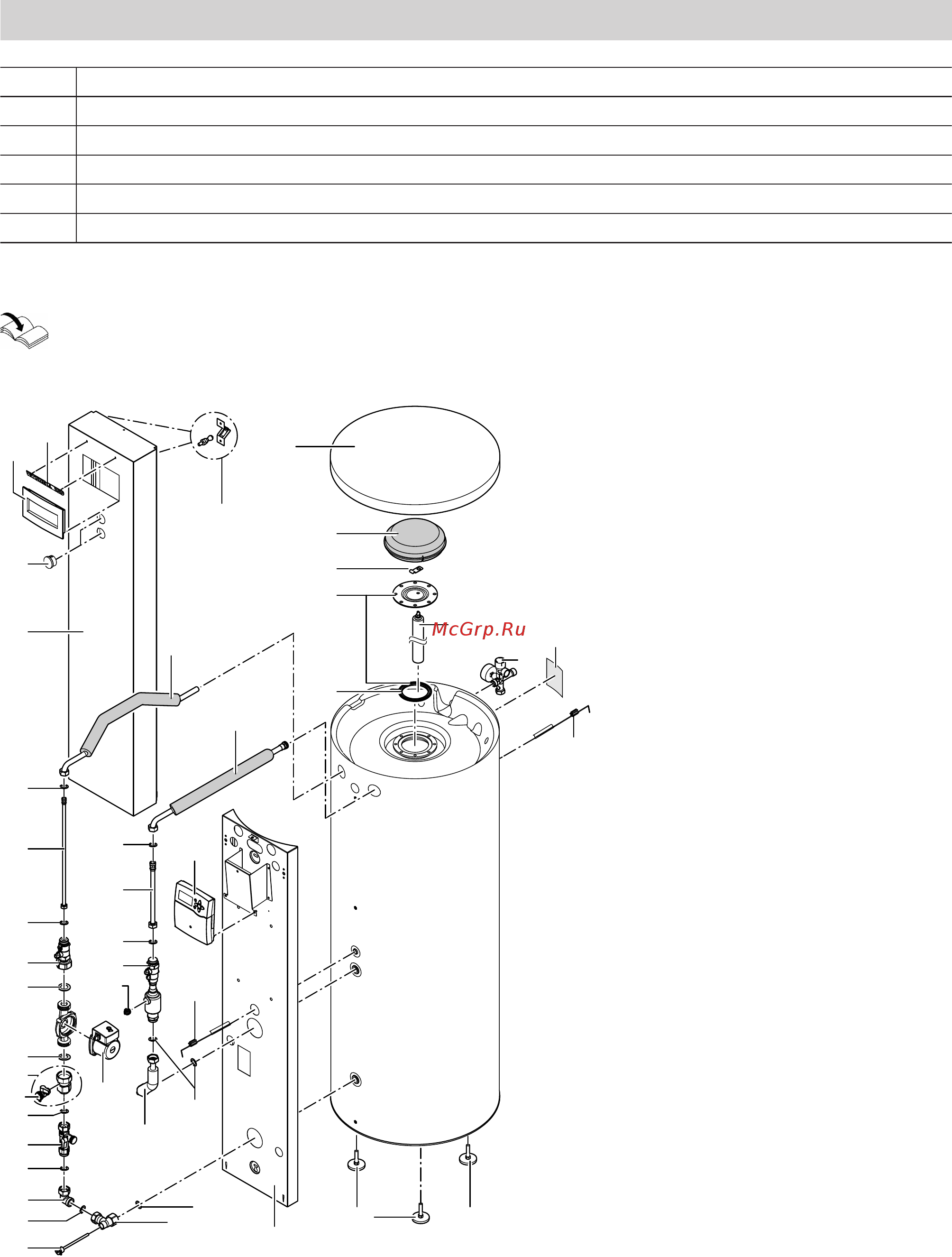 Viessmann Vitocell 100-U/-W [12/20] Спецификации деталей
