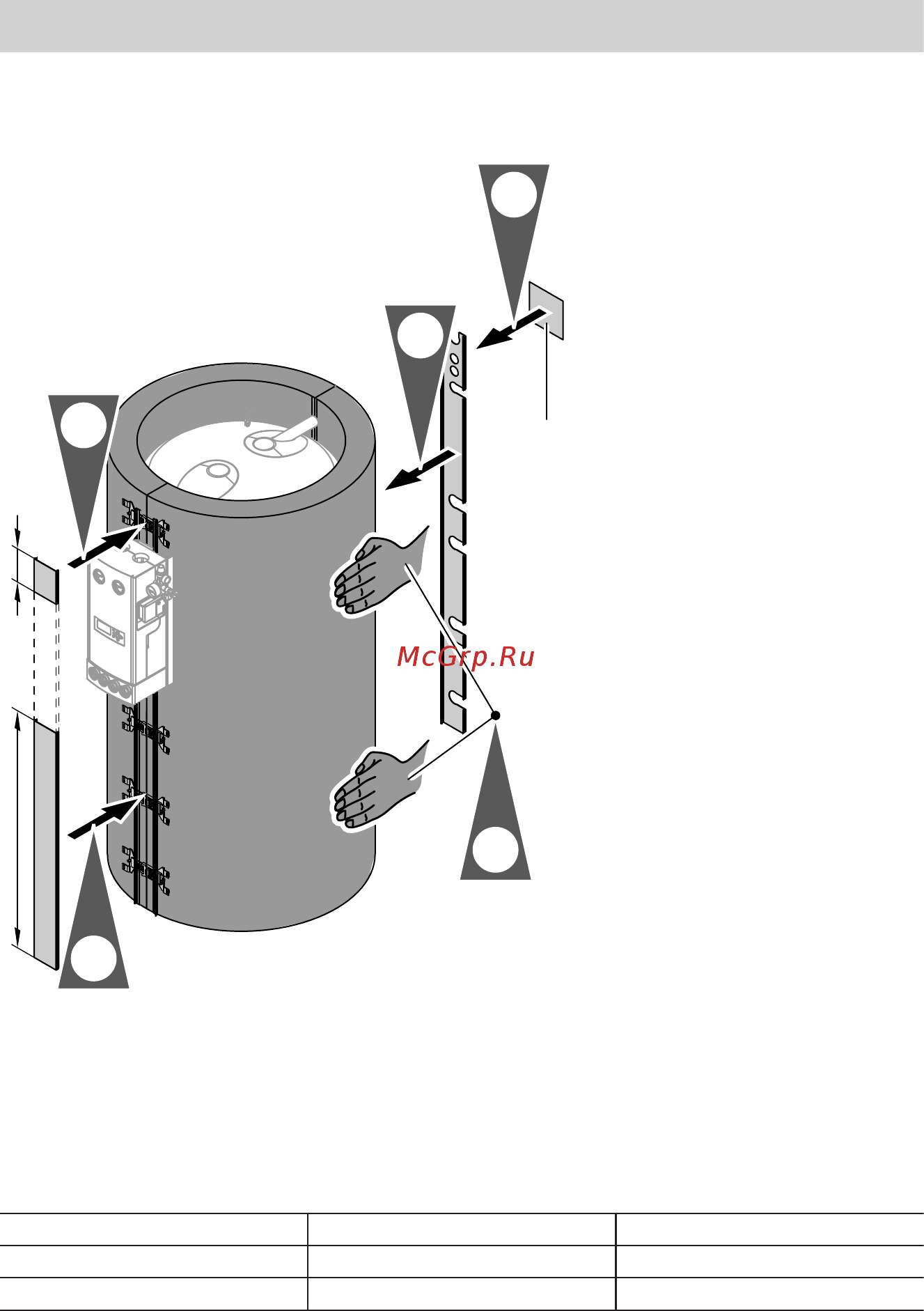 Viessmann Vitocell 360-M [31/40] Монтаж защитных планок
