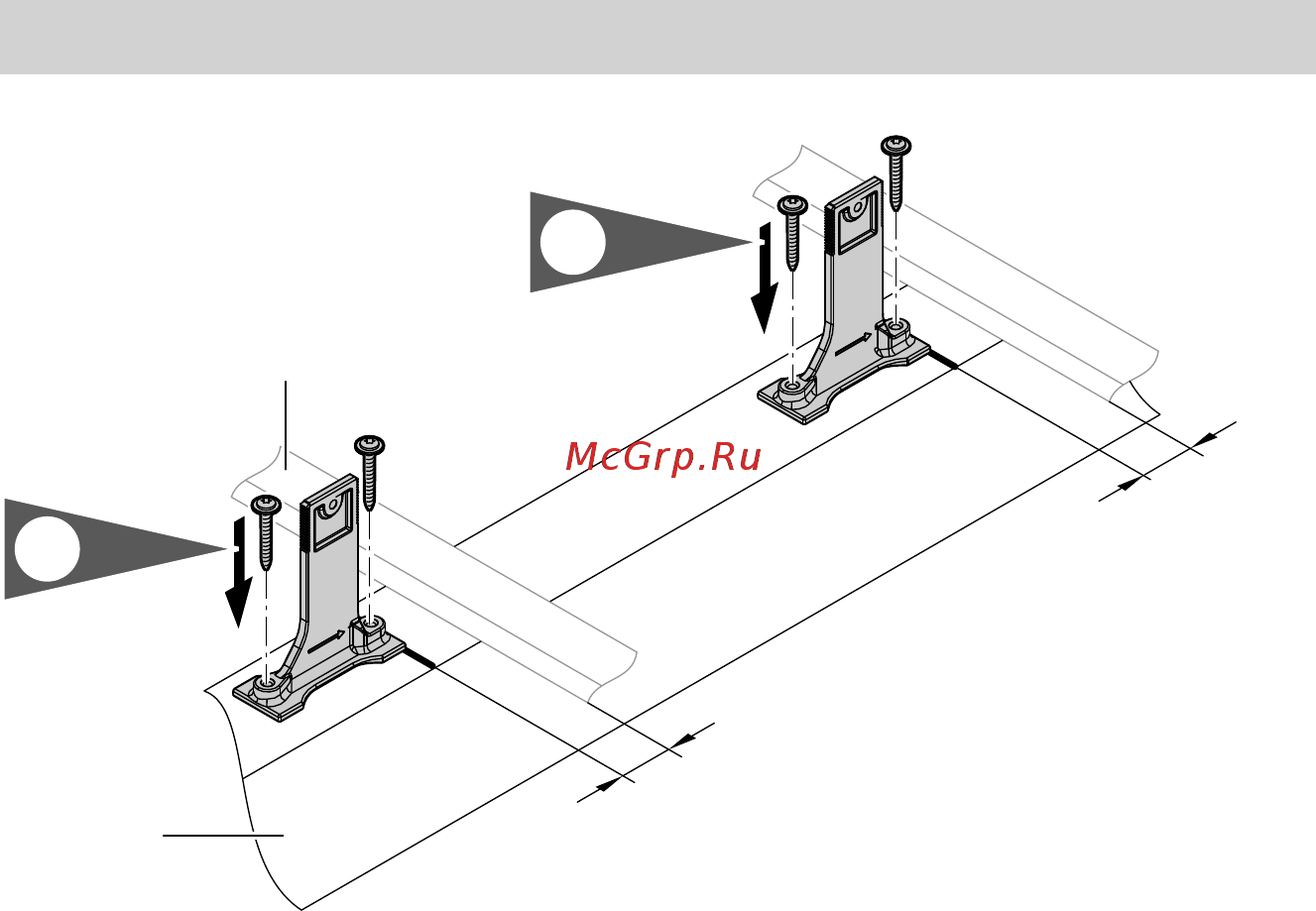 Viessmann Vitosol 200-T SPE [29/84] Монтаж на скатных крышах с помощью стропильных