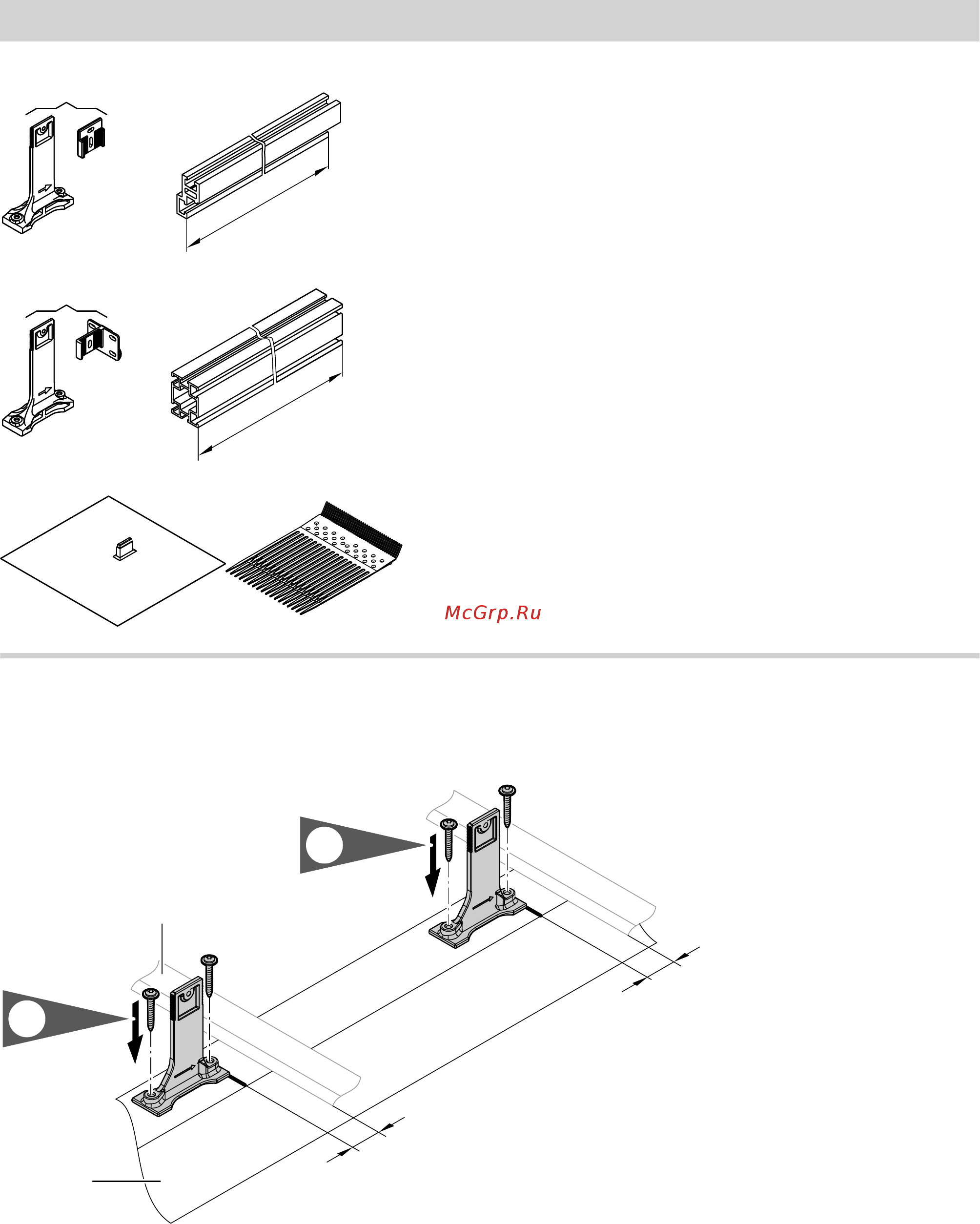 Viessmann Vitosol 300-T SP3B [23/68] Монтаж стропильных анкеров