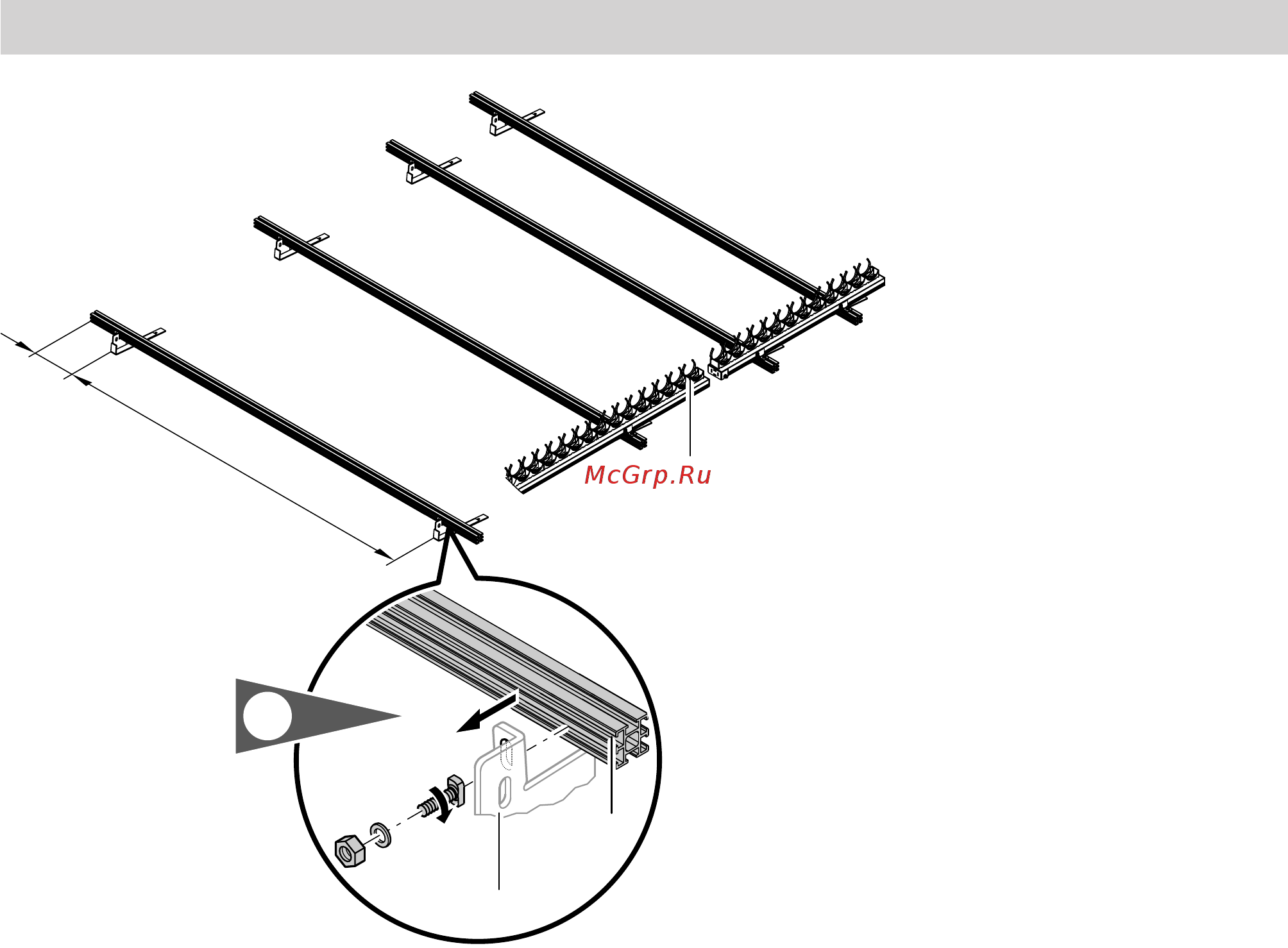 Viessmann Vitosol 300-T SP3B [46/68] Монтаж на скатных крышах с помощью кровельных