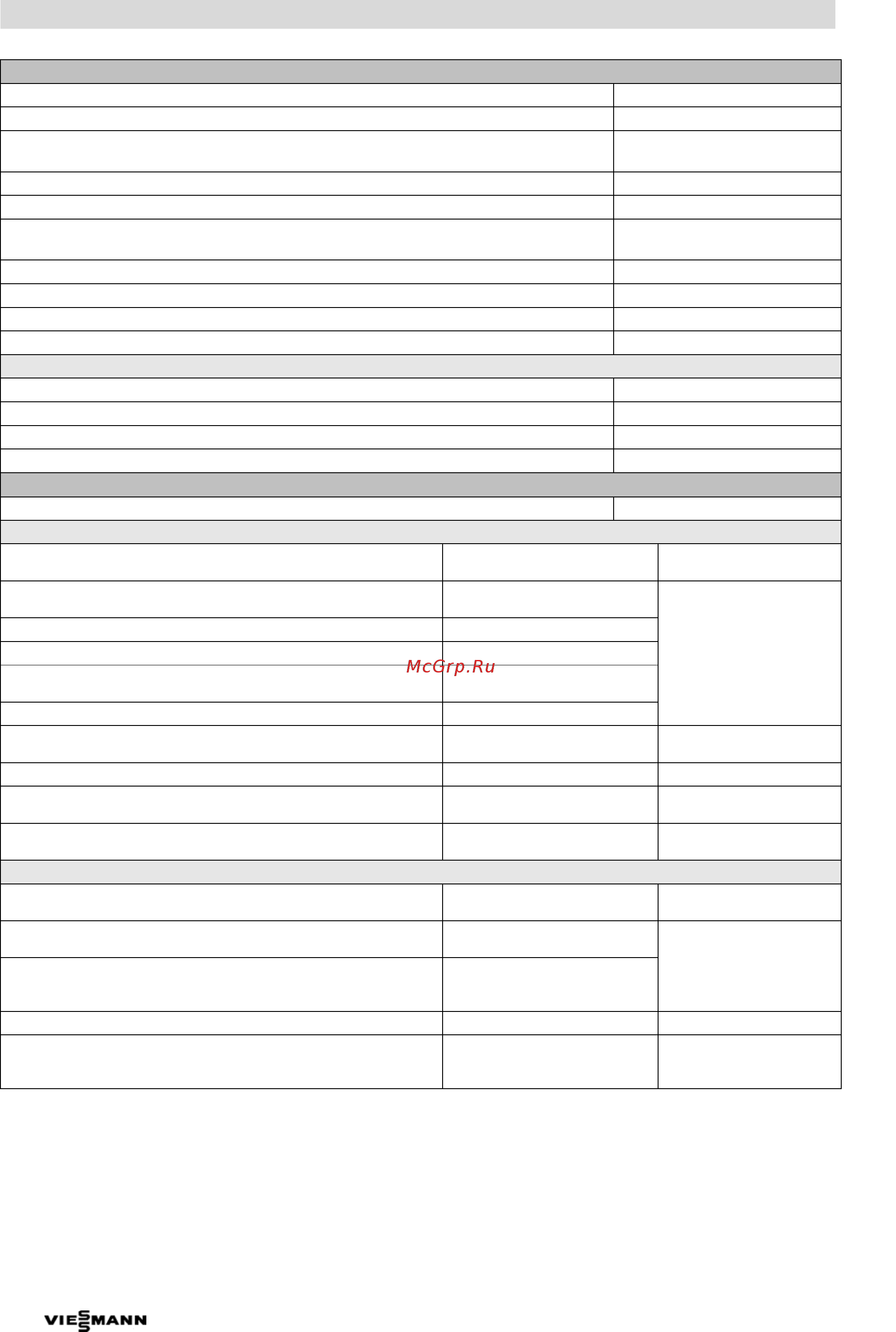 Viessmann Vitobloc 200 EM-50/81 [12/36] Технические характеристики