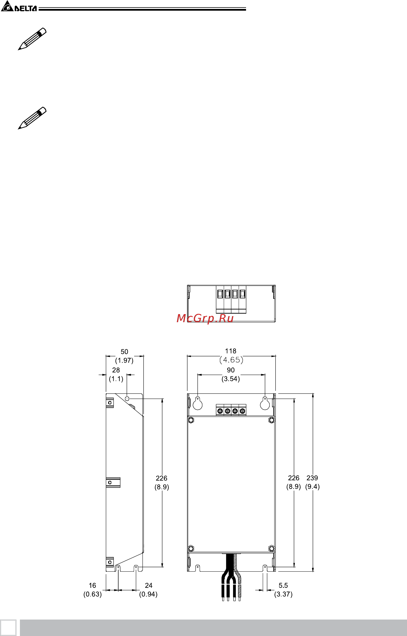 Delta Electronics VFD110B43A [166/208] Преобразователь частоты vfd b