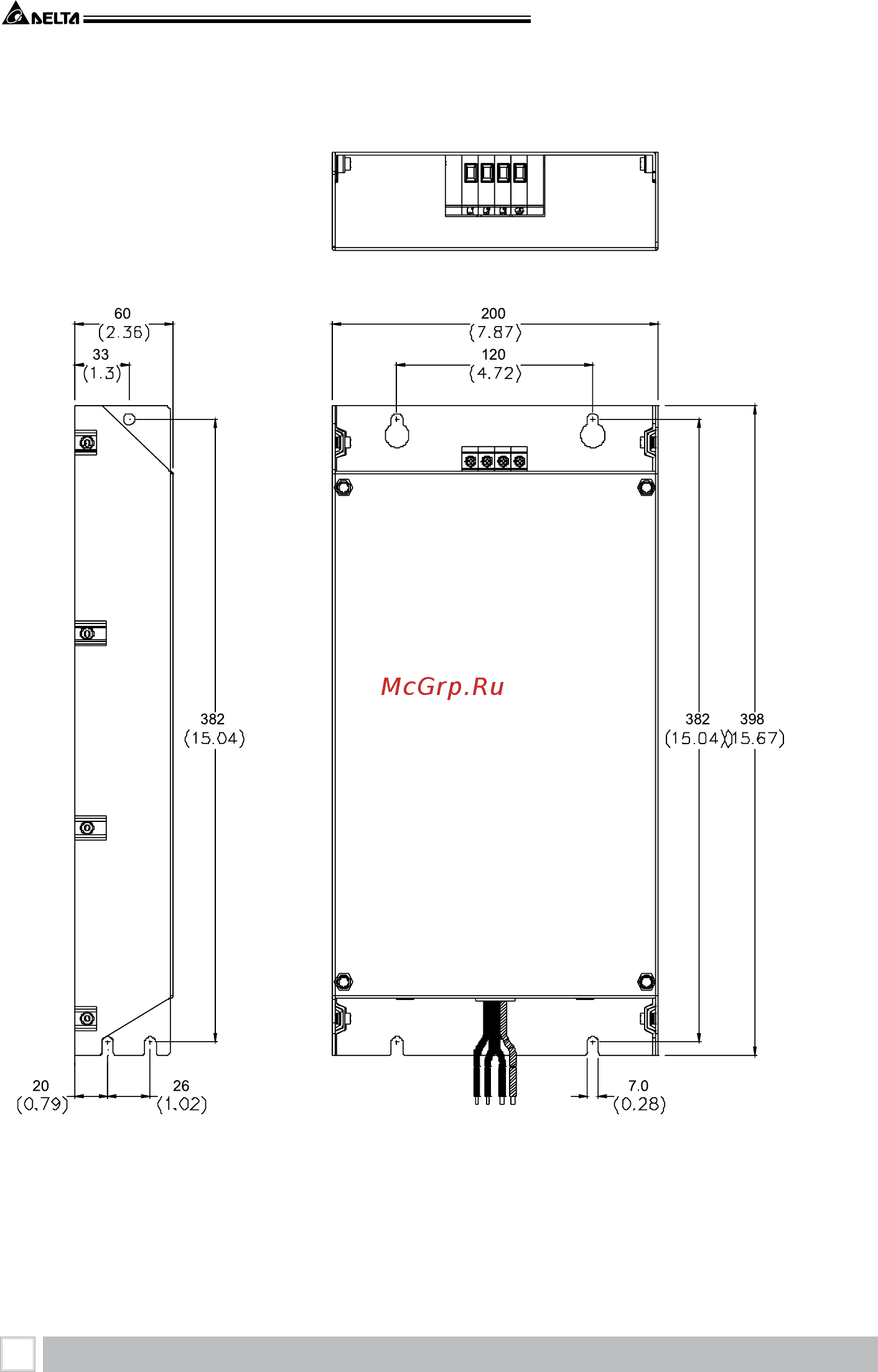 Delta Electronics VFD185B43A [168/208] Преобразователь частоты vfd b