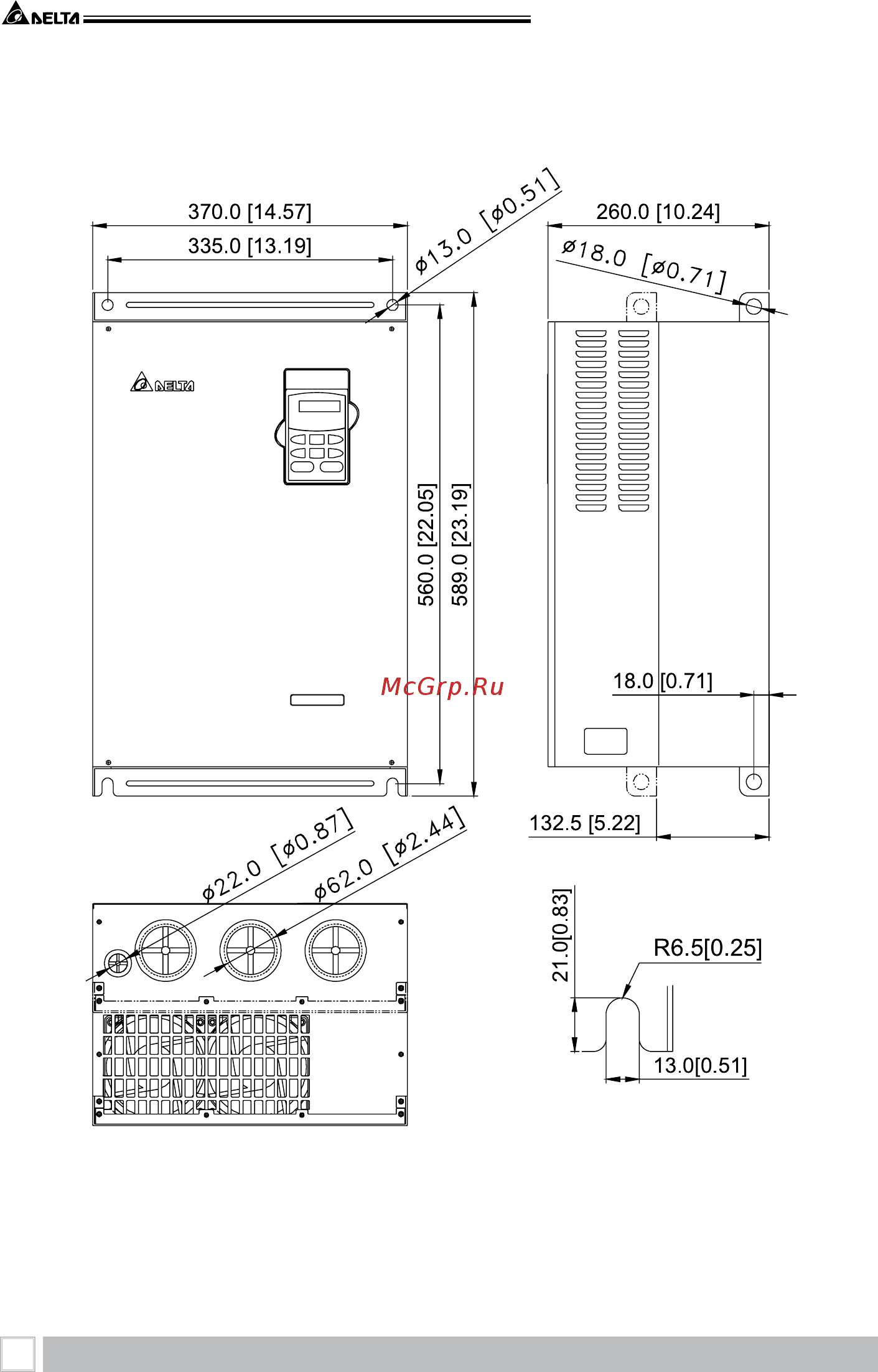 Delta Electronics VFD015B21A Инструкция по эксплуатации онлайн [20/208] 396066