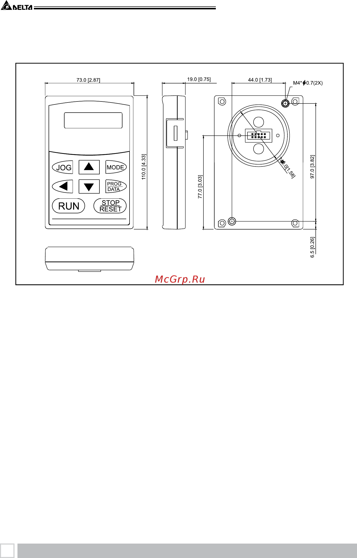 Delta Electronics VFD220B43A Инструкция по эксплуатации онлайн [22/208] 396088