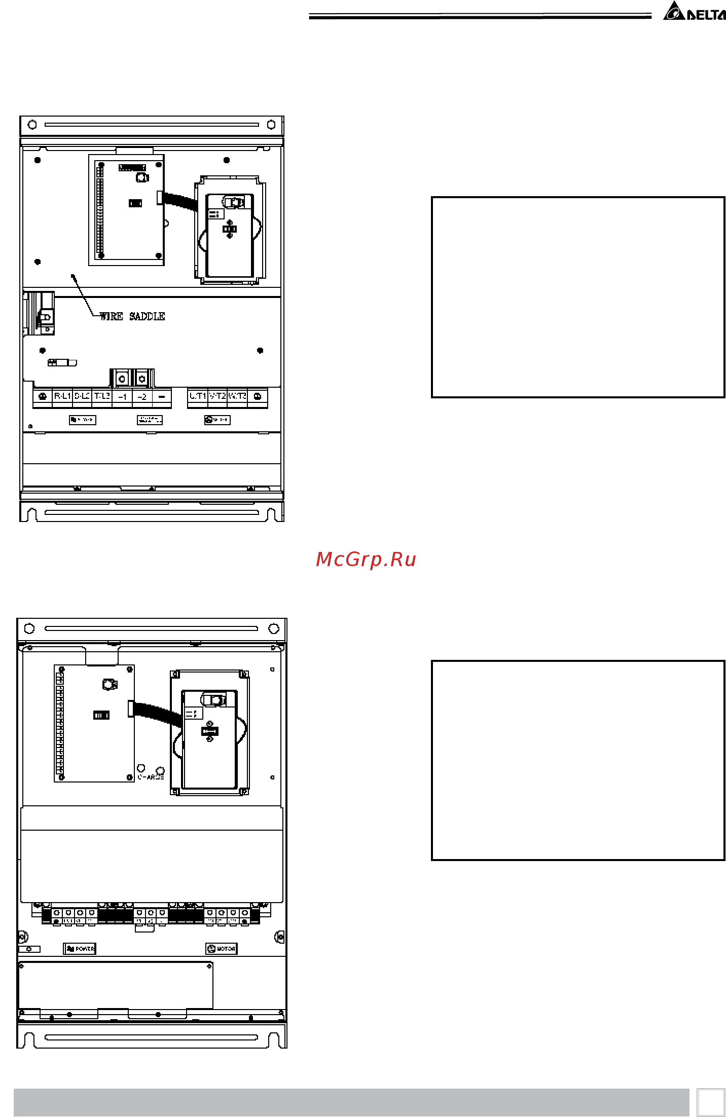 Delta Electronics VFD185B43A [41/208] Типоразмер e vfd300b43a vfd370b43a vfd450b43a vfd300b53a vfd370b53a vfd450b53a