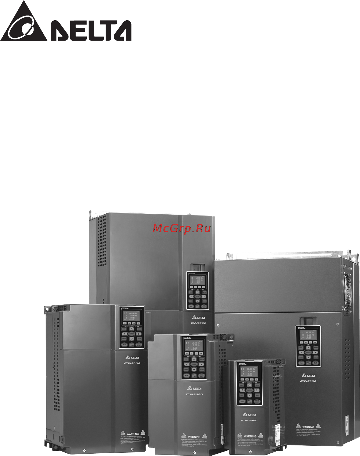 Delta Electronics VFD055CH43A-21 Инструкция по эксплуатации онлайн