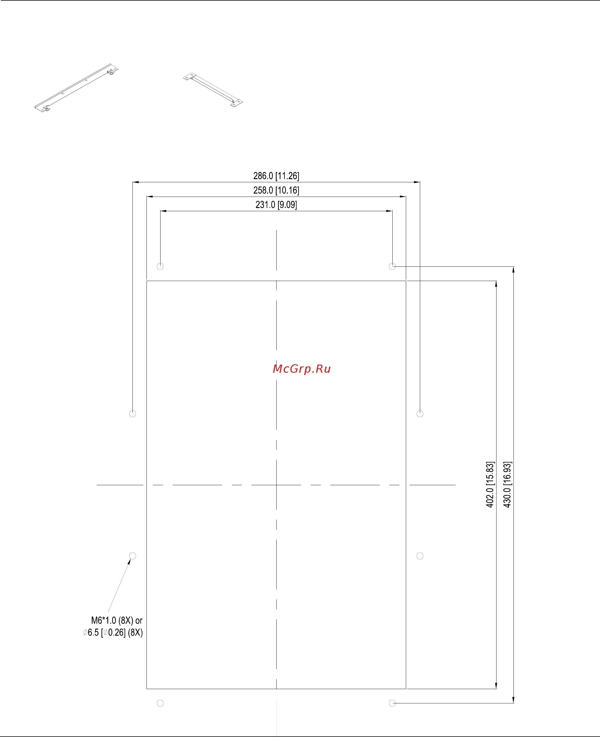 Delta Electronics VFD1600CH43A-21 [116/637] Монтаж mkc cfm