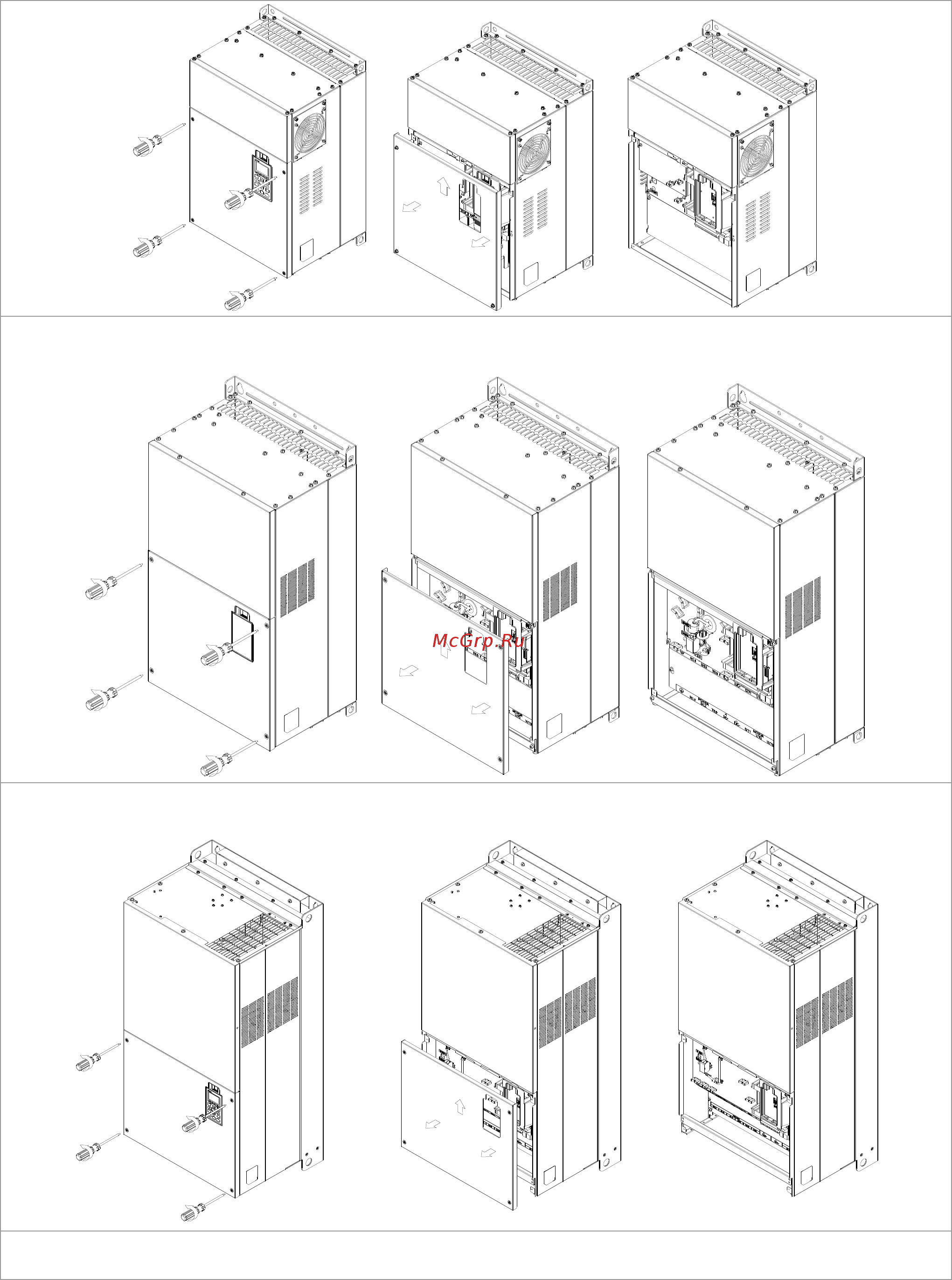 Delta Electronics VFD1600CH43A-21 [128/637] Типоразмер f усилие откручивания 12 15 кг см 10 13lb in