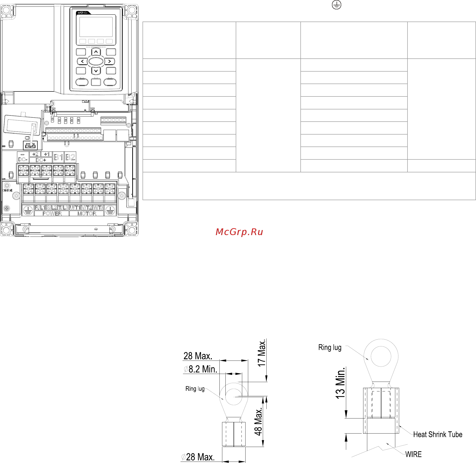 Delta Electronics VFD1600CH43A-21 [60/637] Примечание
