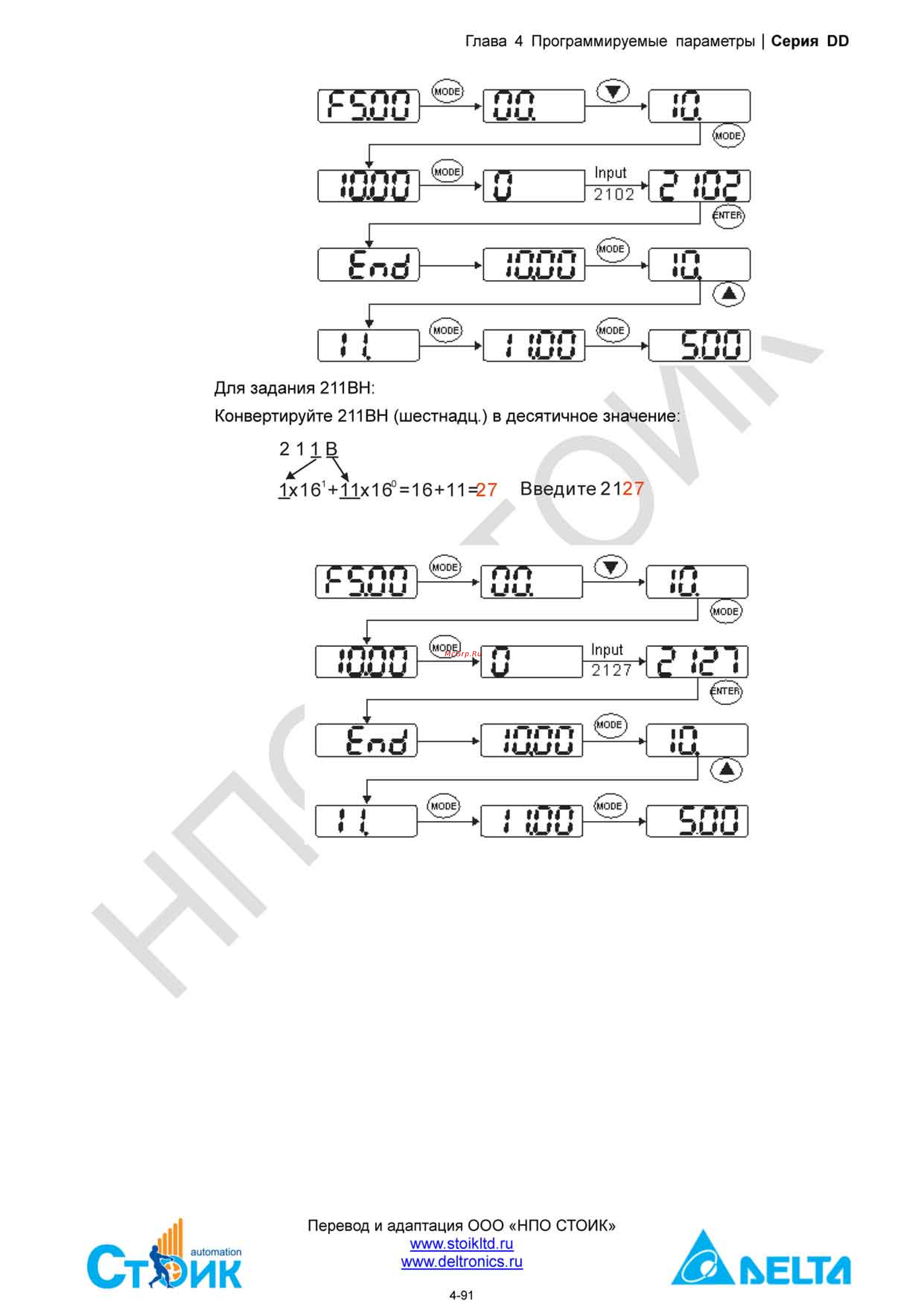 Delta Electronics ECMD-B91207MS Инструкция по эксплуатации онлайн [111/138] 396444