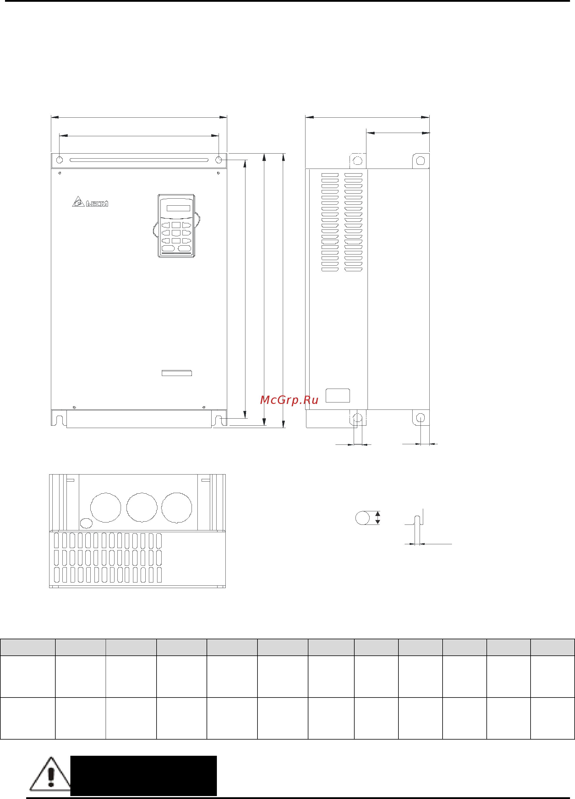 Delta Electronics VFD300V43A-2 [18/288] Примечание