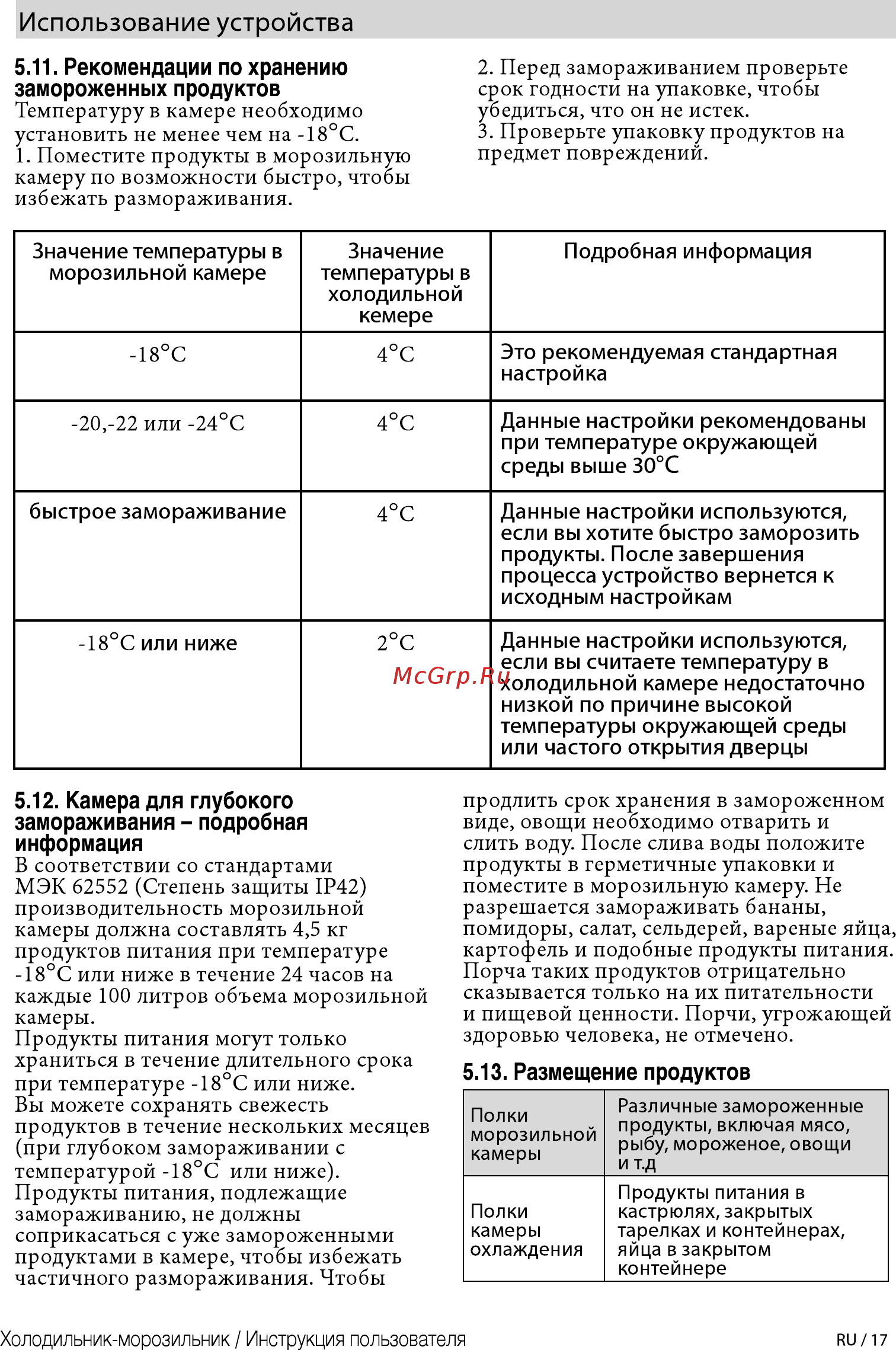 Beko RCNK365E20ZS [17/28] Использование устройства