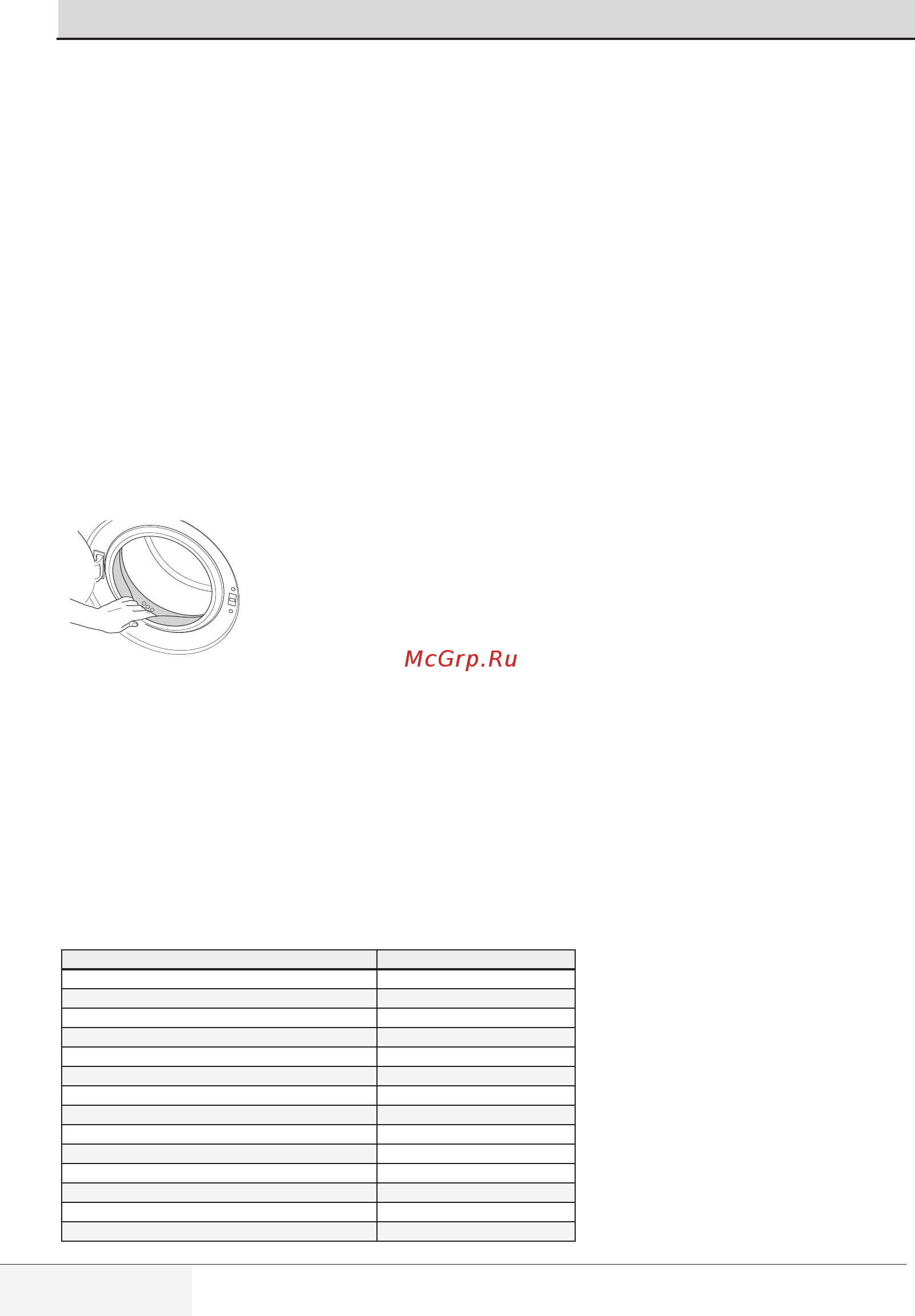 Beko RGS 54P1 BWW [12/32] Первое включение