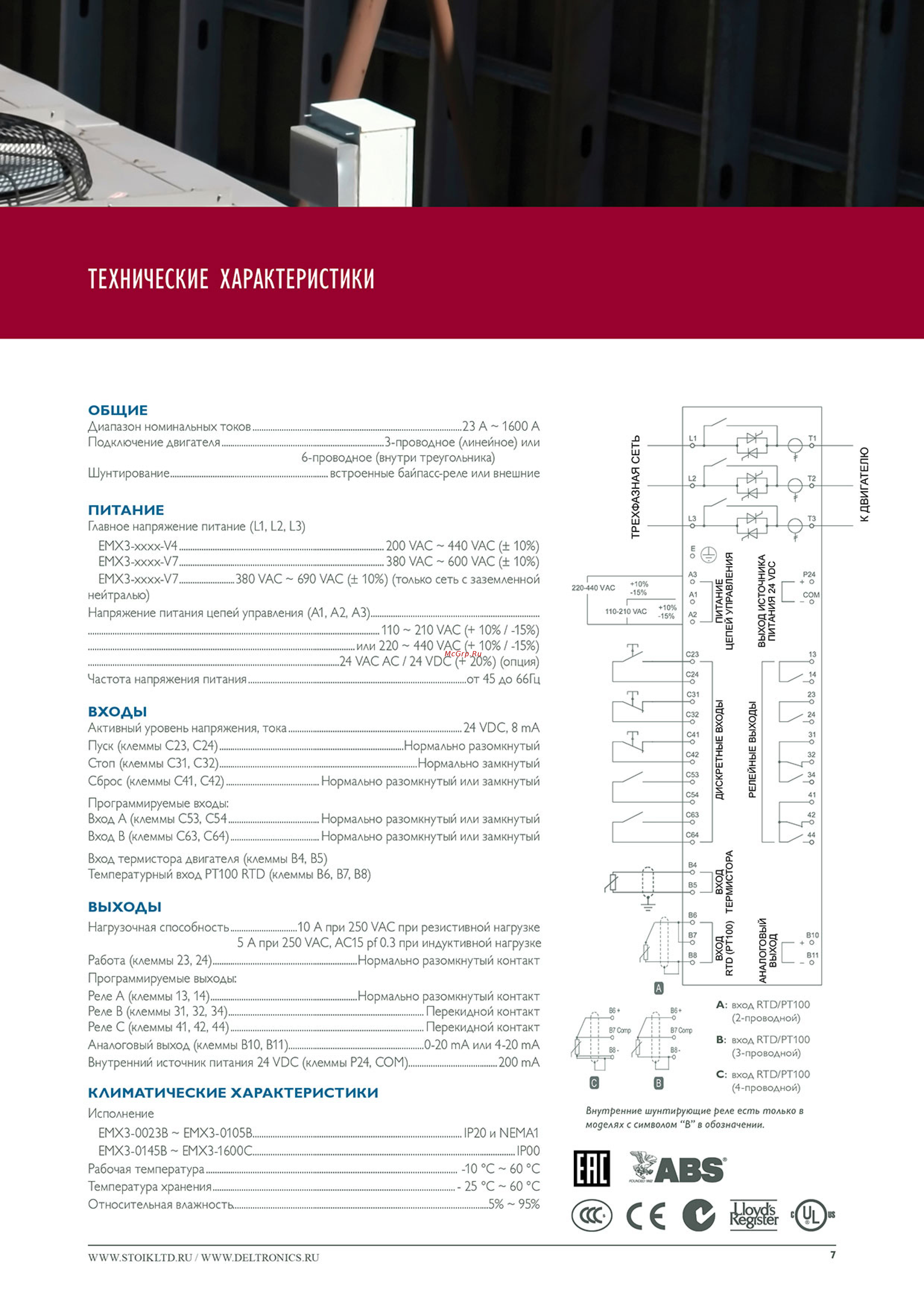 AuCom Electronics EMX3-0050B-V7-С1(С2)-H [7/12] Технические характеристики