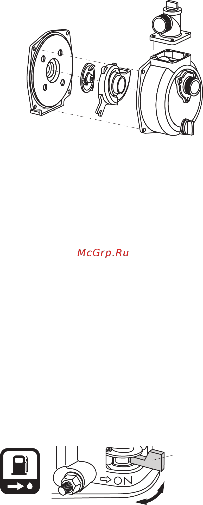 Unipump WP-20 67455 [8/26] Управление мотопомпой