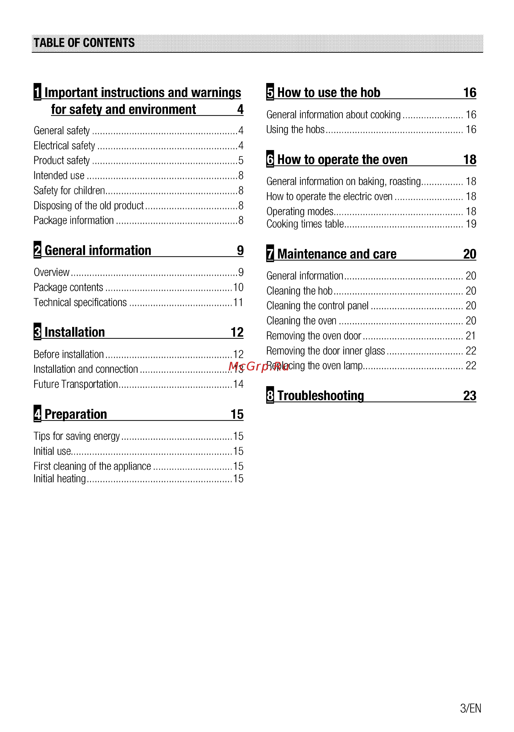 Beko FCS47007A [3/84] B important instructions and warnings