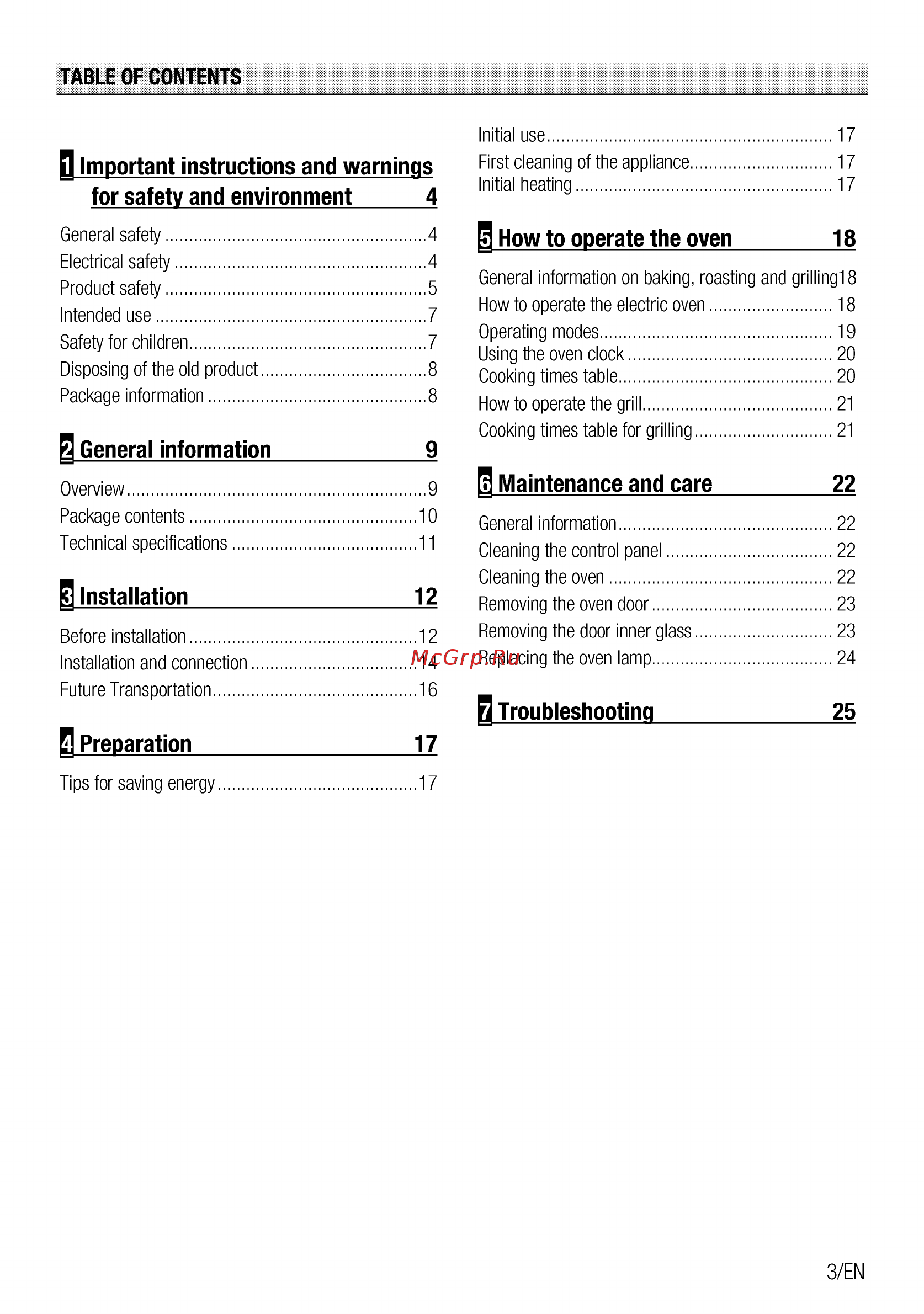 Beko BIE24100B [3/84] H important instructions and warnings