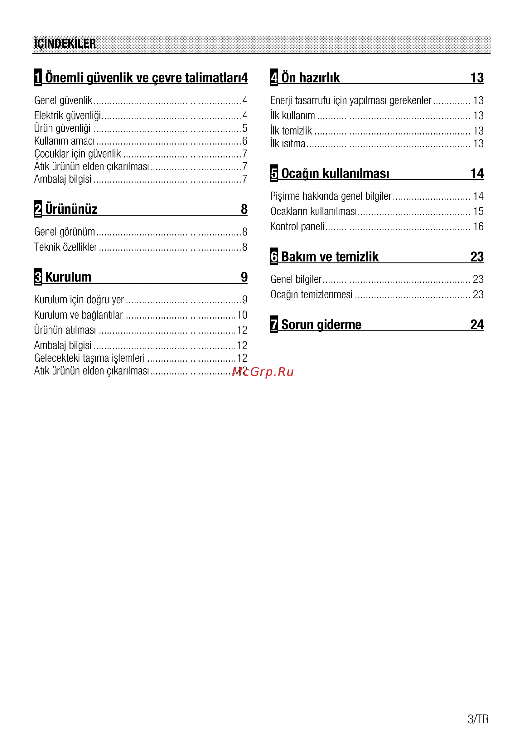 Beko HII68600PTX [3/76] Bakim ve temizlik 23