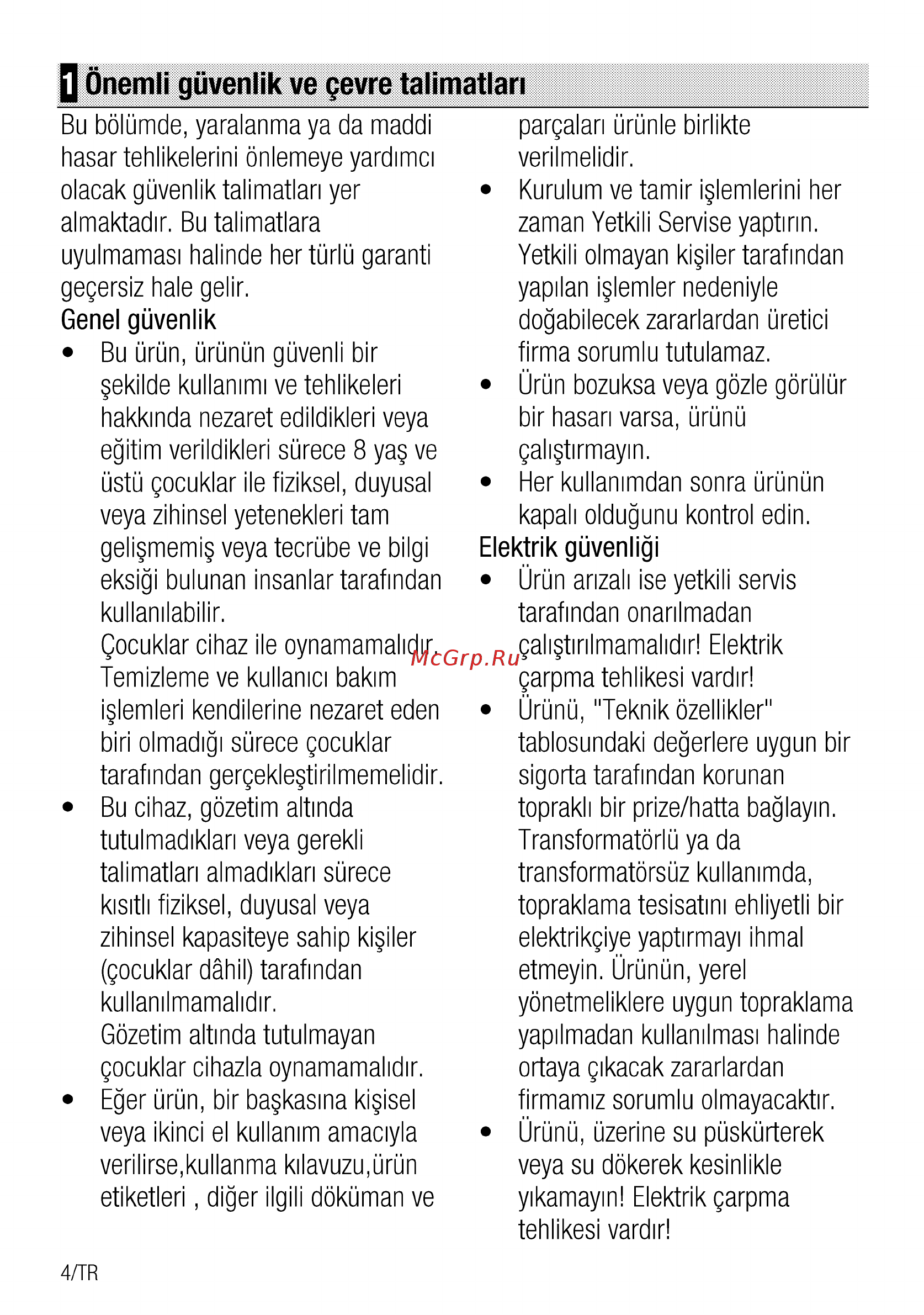 Beko HII68600PTX [4/76] Q önemli güvenlik ve gevre talimatlari