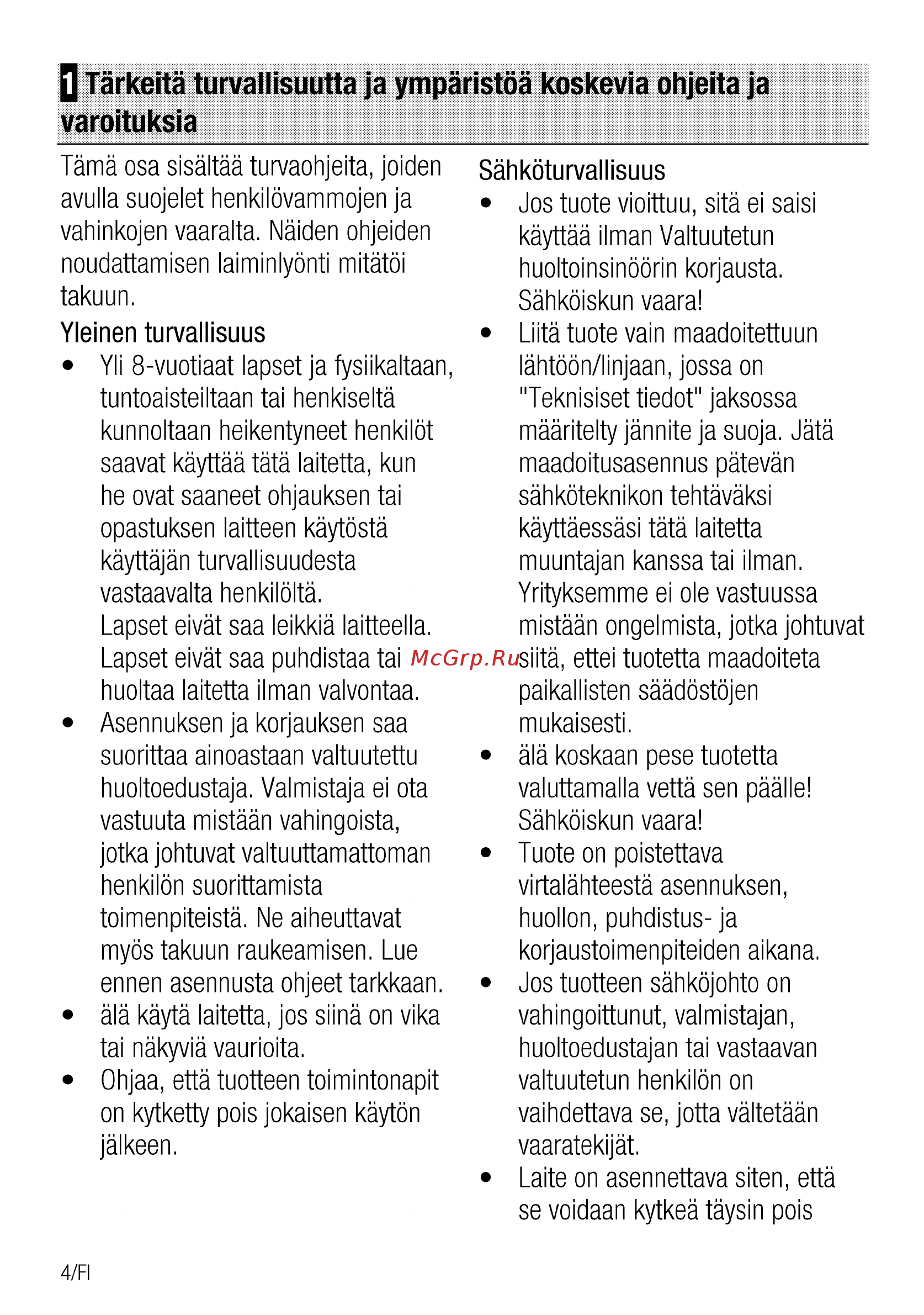 Beko HII64400ATBG [48/68] Q târkeitâ turvallisuutta ja ympâristôâ koskevia ohjeita ja