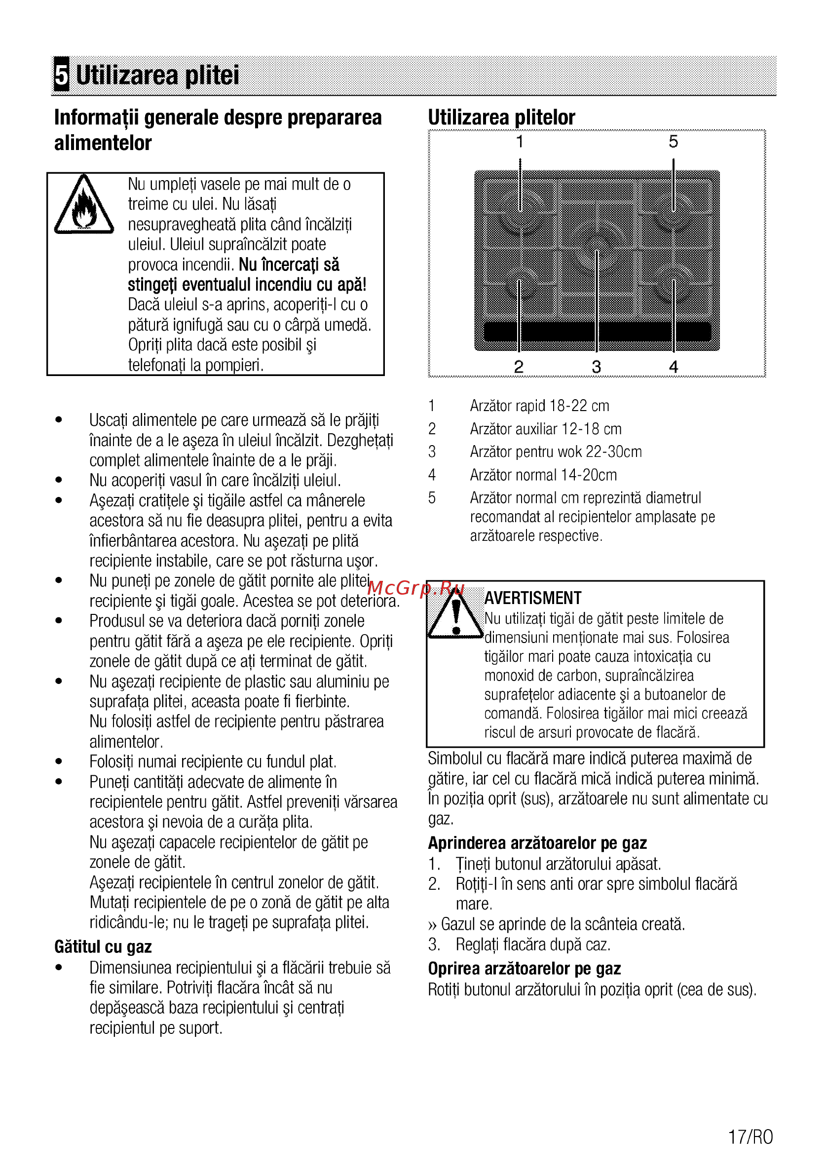Beko HIAW75225SX [41/92] Utilizares plitei