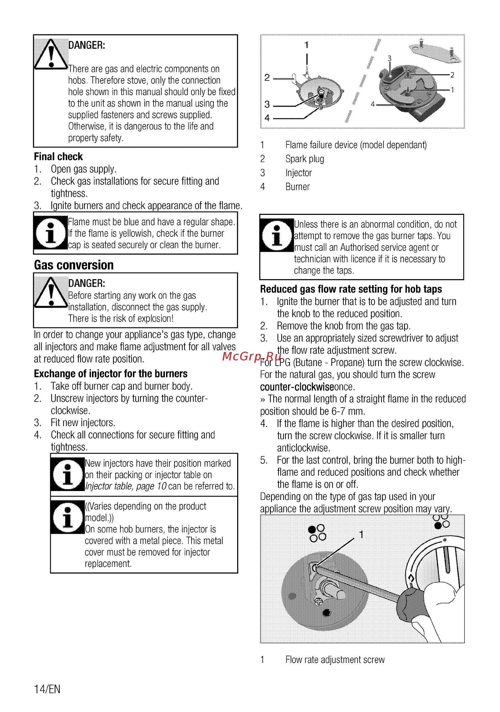 Beko HIAW64225SCR [14/68] Gas conversion______________________