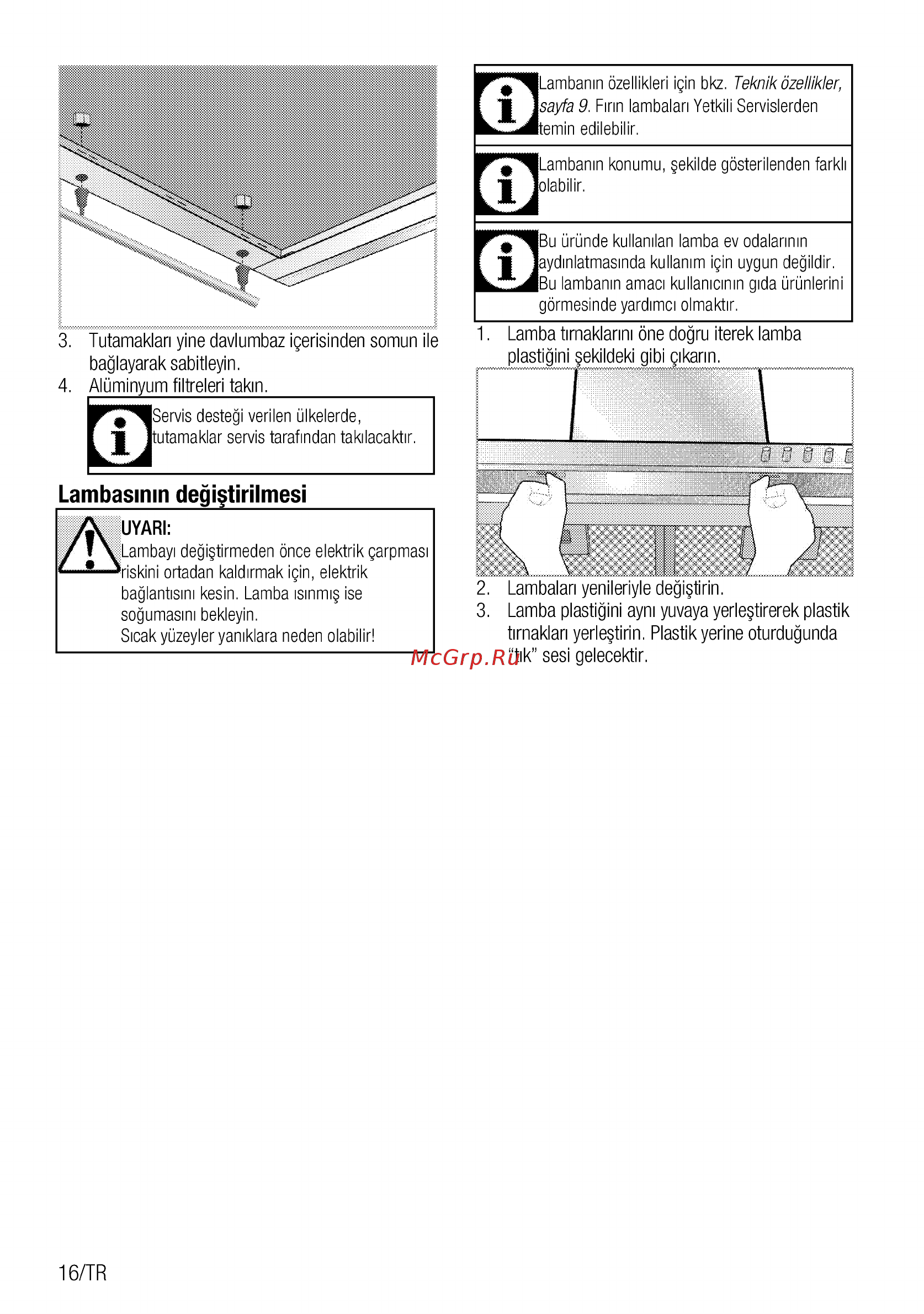 Beko CWB6410AR [72/76] Lambasimn degigtirilmesi_____________