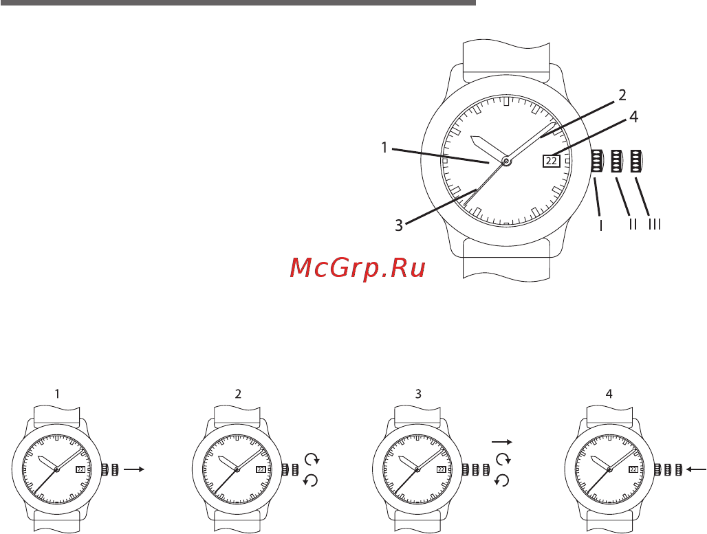 Morellato R0151141524 [4/20] Установка времени и даты