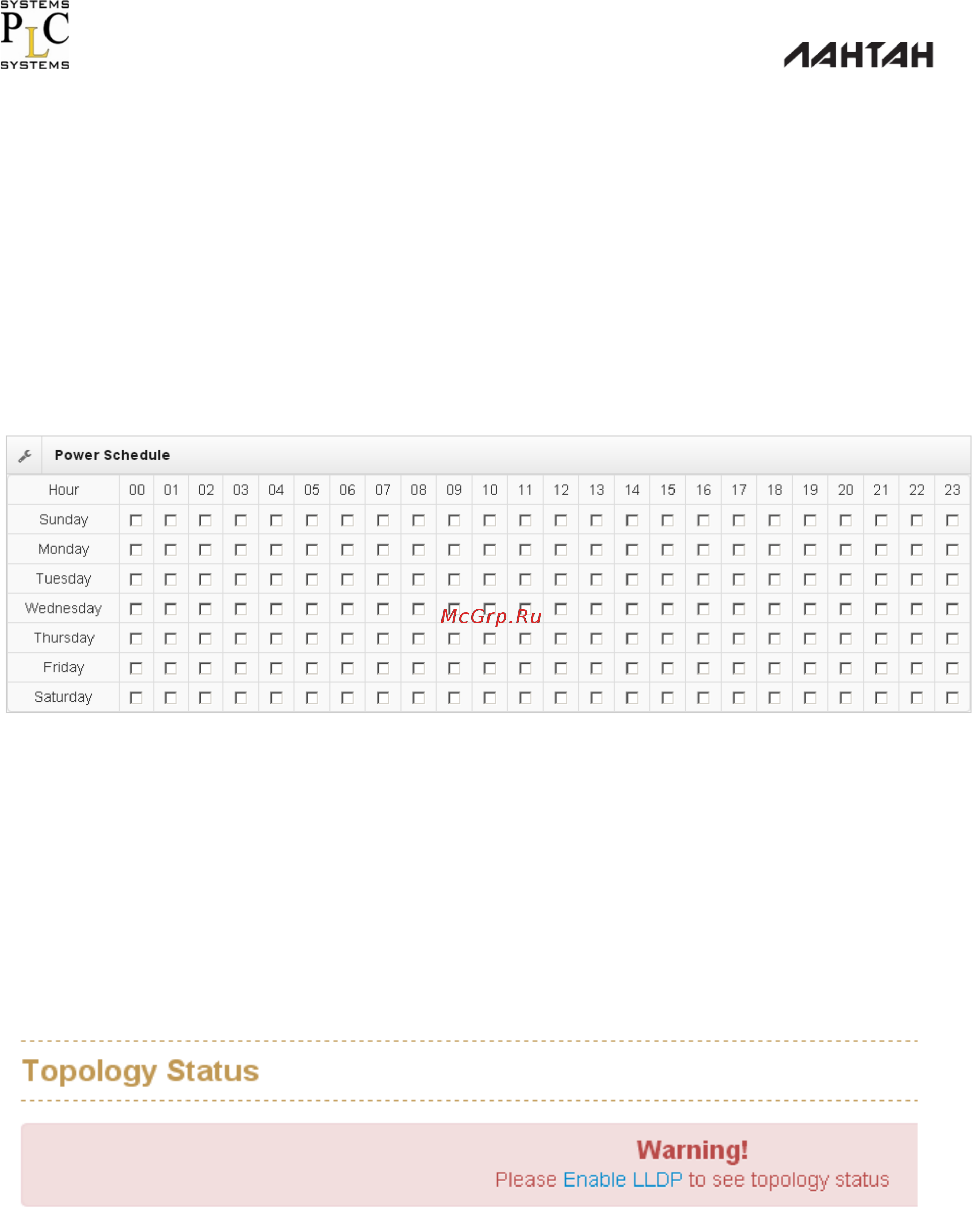 Лантан SDP-5416-G-DS-PoE af/at [56/104] Планирование scheduling