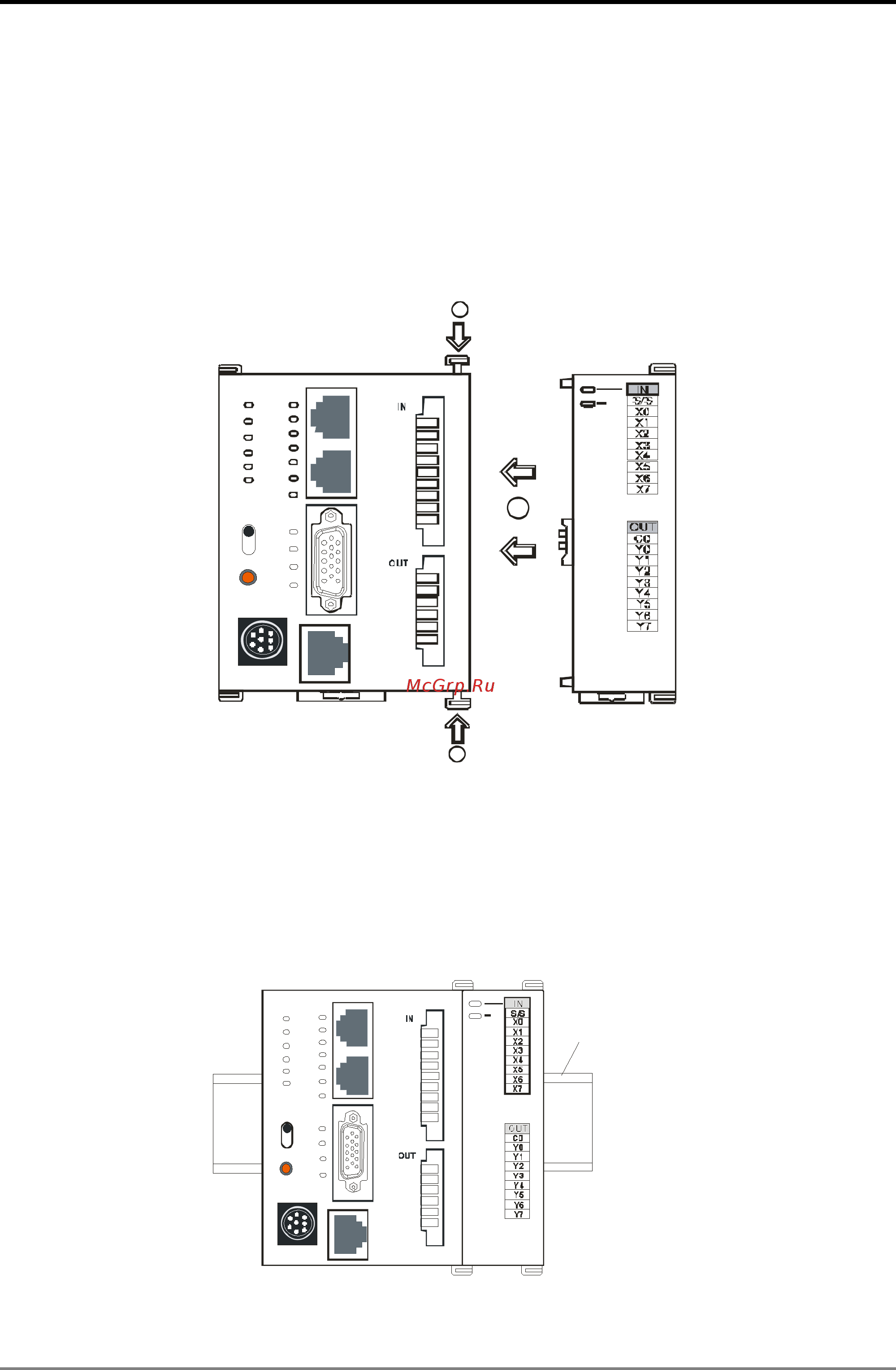 Delta Electronics DVP10MC11T [44/375] Connecting the extension module dvp16sp11t to the right side of dvp10mc11t