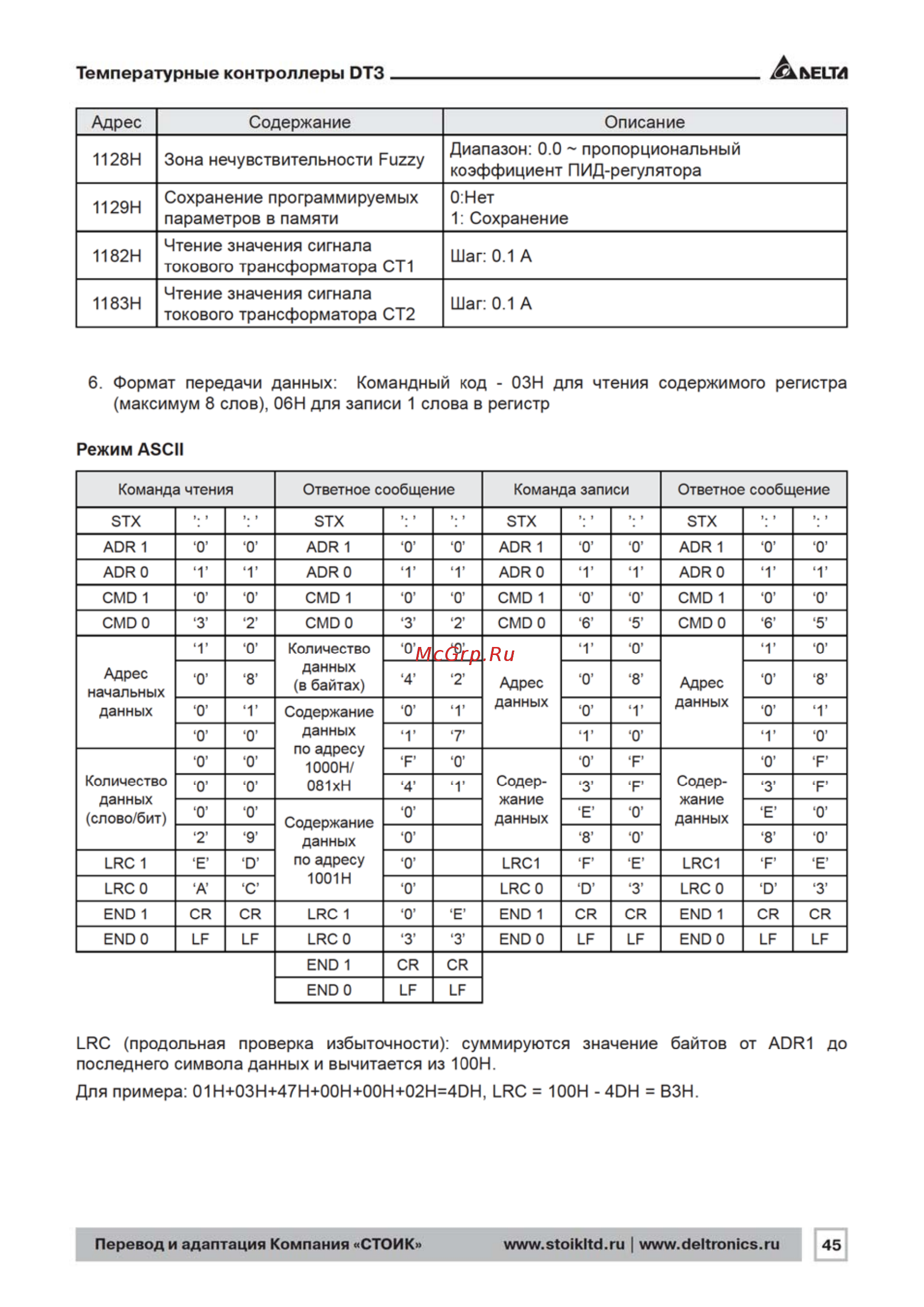 Delta Electronics DT360VD-0200 [45/56] Н сохранение программируемых параметров в памяти