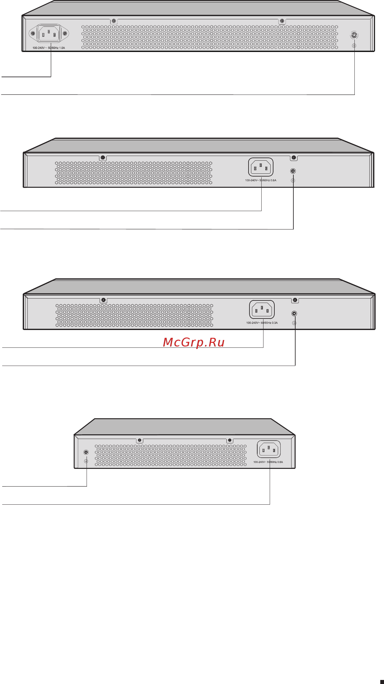 Tp-Link TL-SG1008PE V2 [11/28] Rear panel