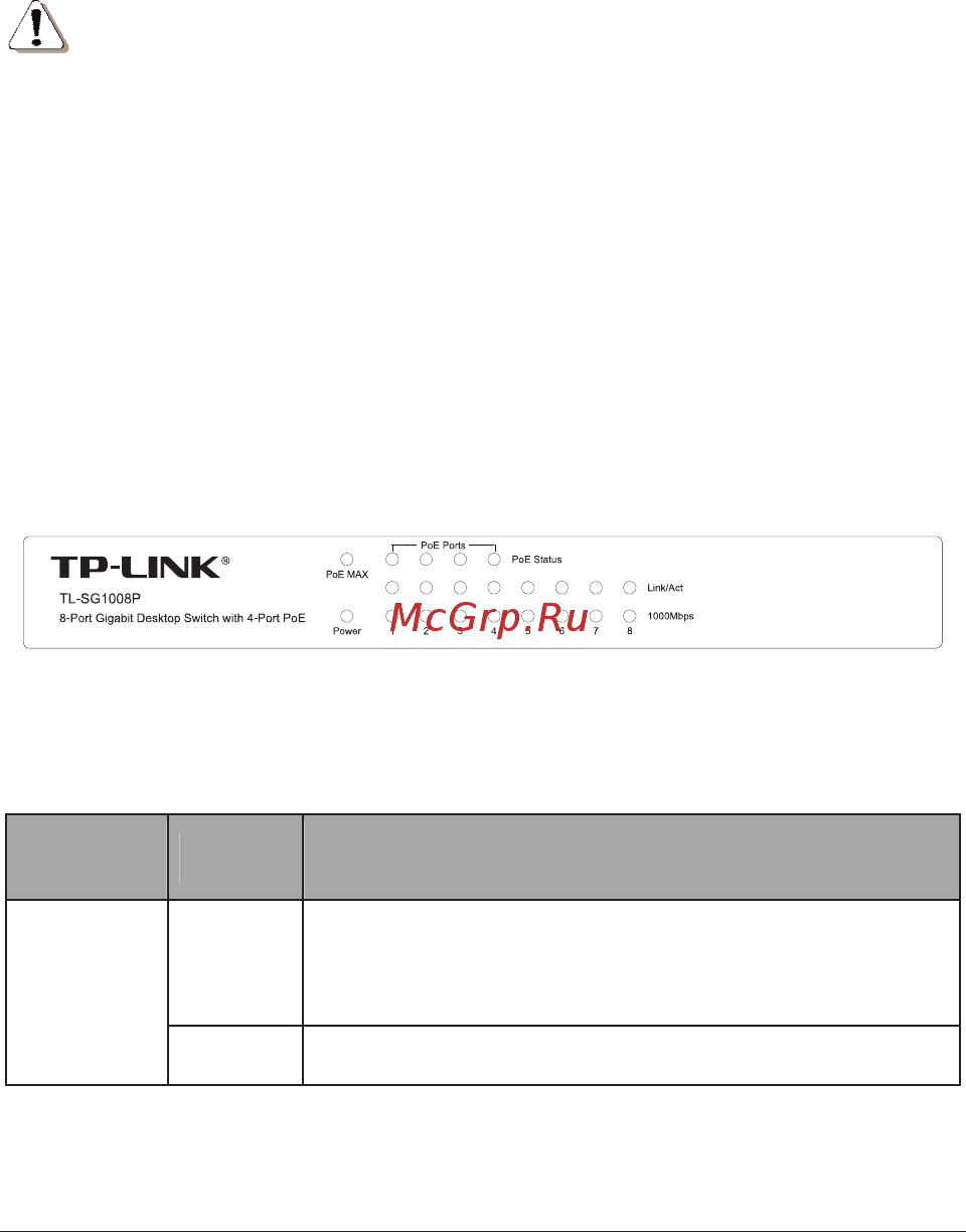 Tp-Link TL-SG1008P V1 [11/16] Chapter 3