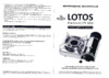Tourist LOTOS PREMIUM TR-300 Руководство пользователя