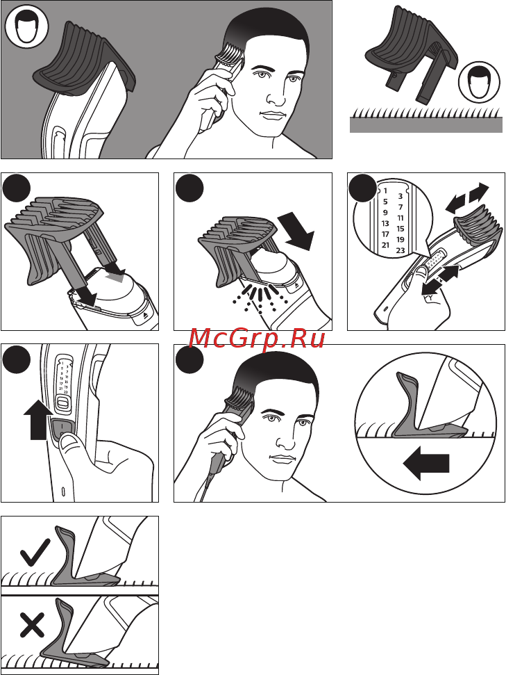 Philips HC3510/15 Руководство пользователя онлайн [4/8] 398125