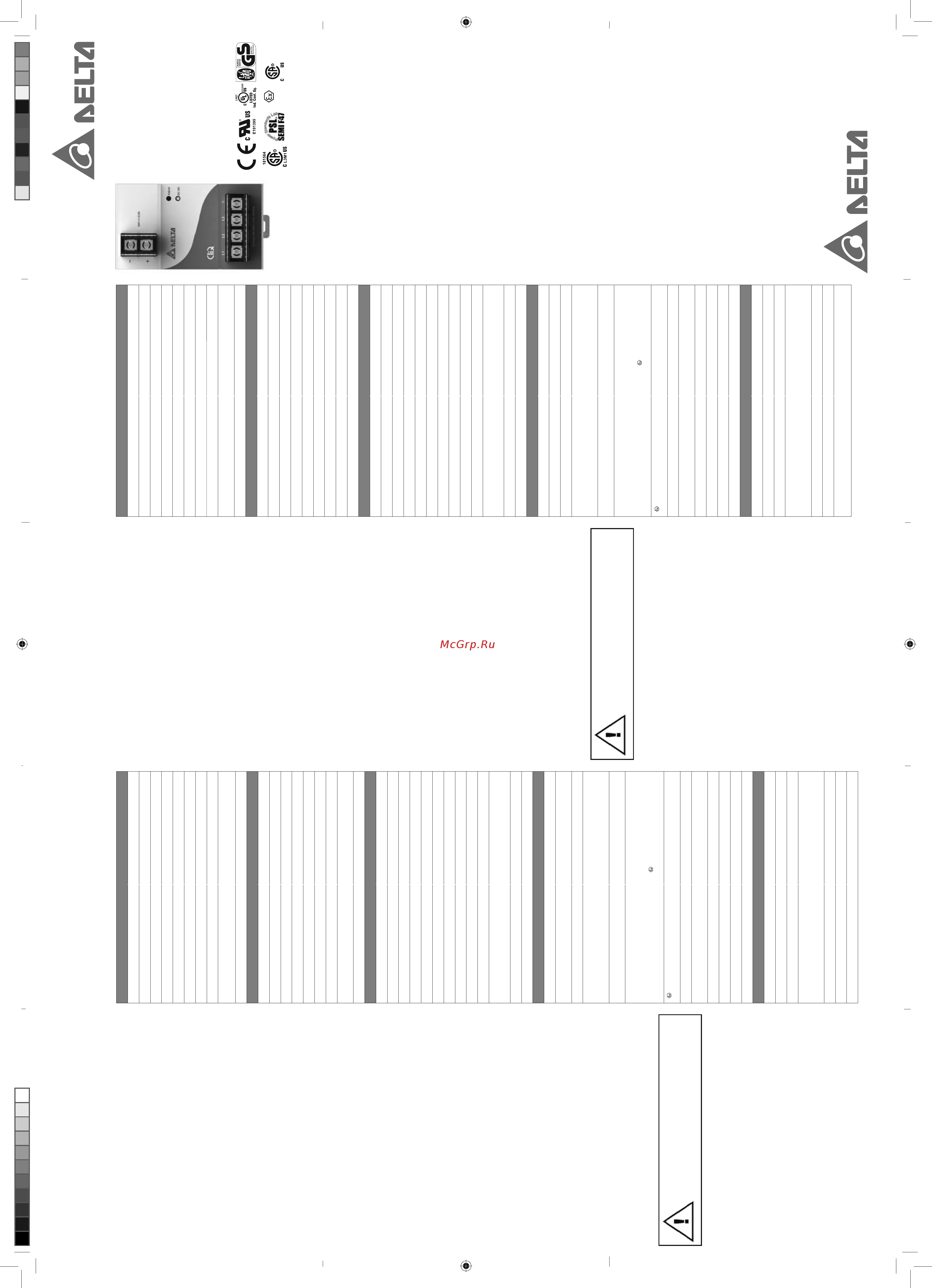 Delta Electronics DRP024V060W3AA [2/2] Www deltapsu com
