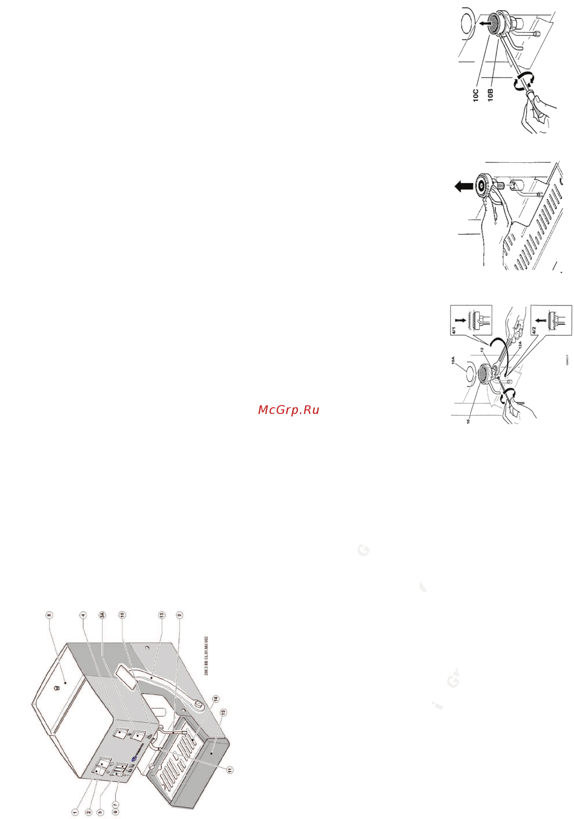 Gretti TS-206SHD [3/5] Наименование частей кофемашины