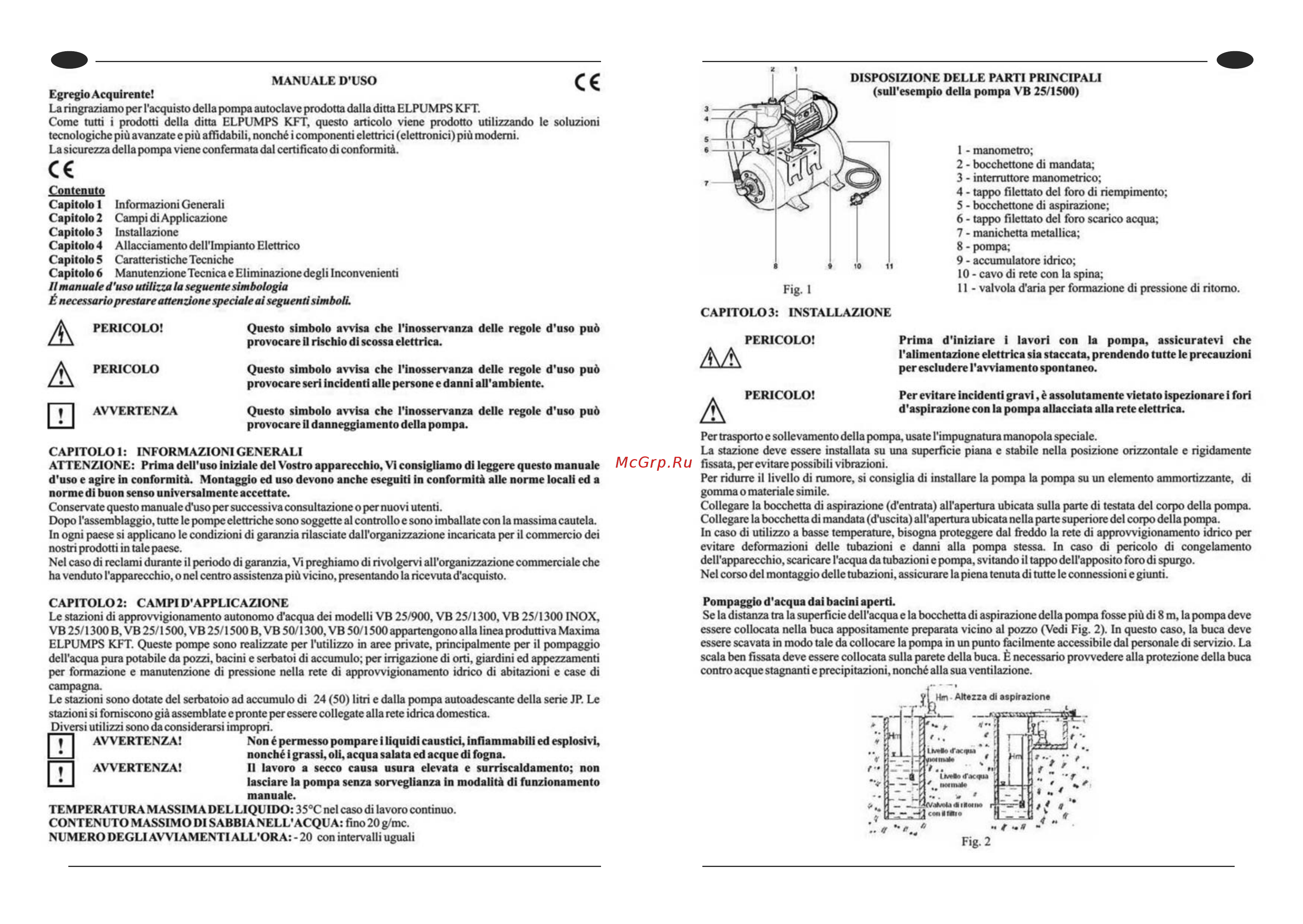 Elpumps VB25/800 Руководство по эксплуатации онлайн [33/43] 398226
