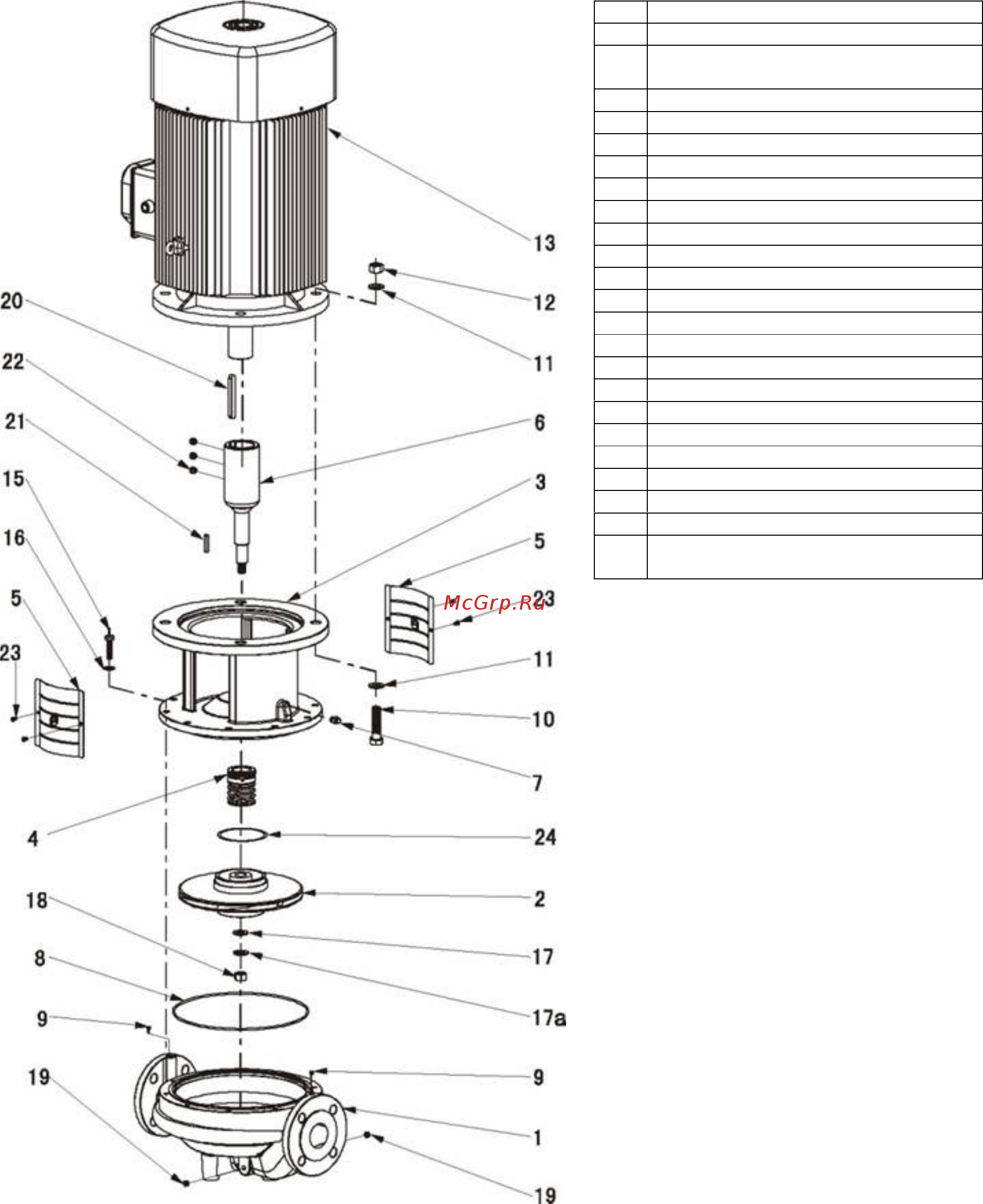 Waterstry SCRV 125-18/4* [18/64] Scrv32 scrv150 удлиненный вал
