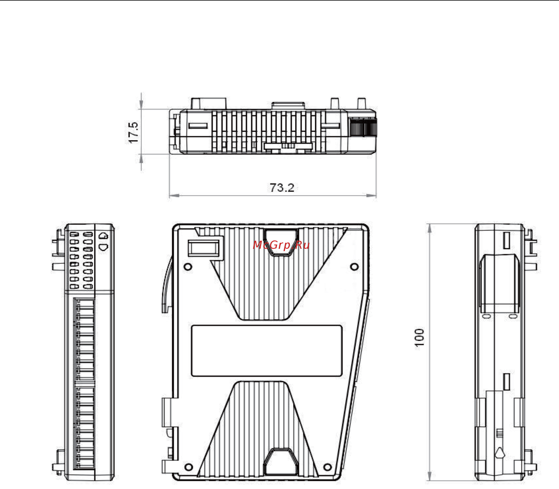 Delta Electronics R1-EC5621 [11/49] Dimensions