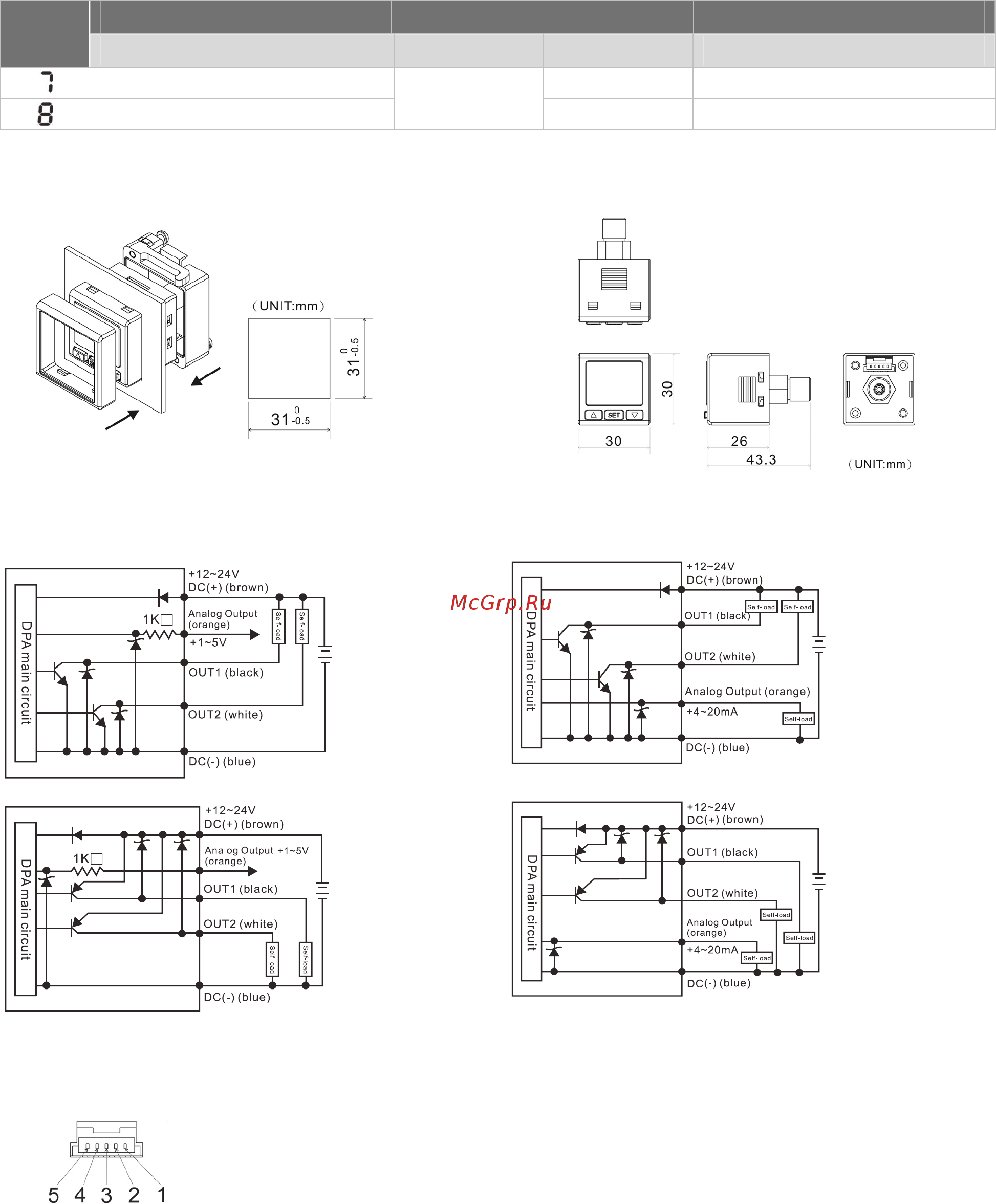 Delta Electronics DPB01N-P [9/9] How to install dimension
