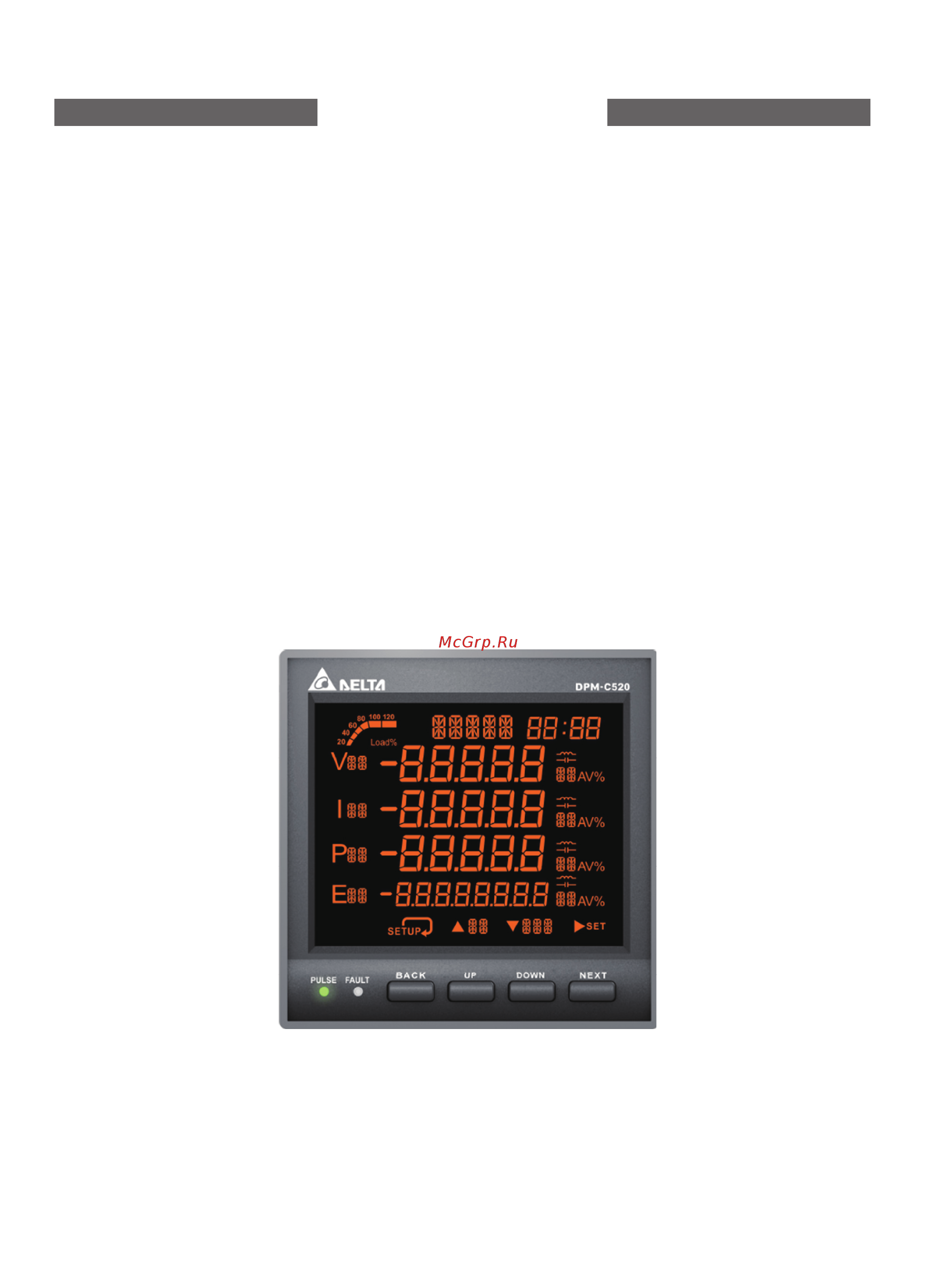 Delta Electronics DPM-C520 [3/46] Preface