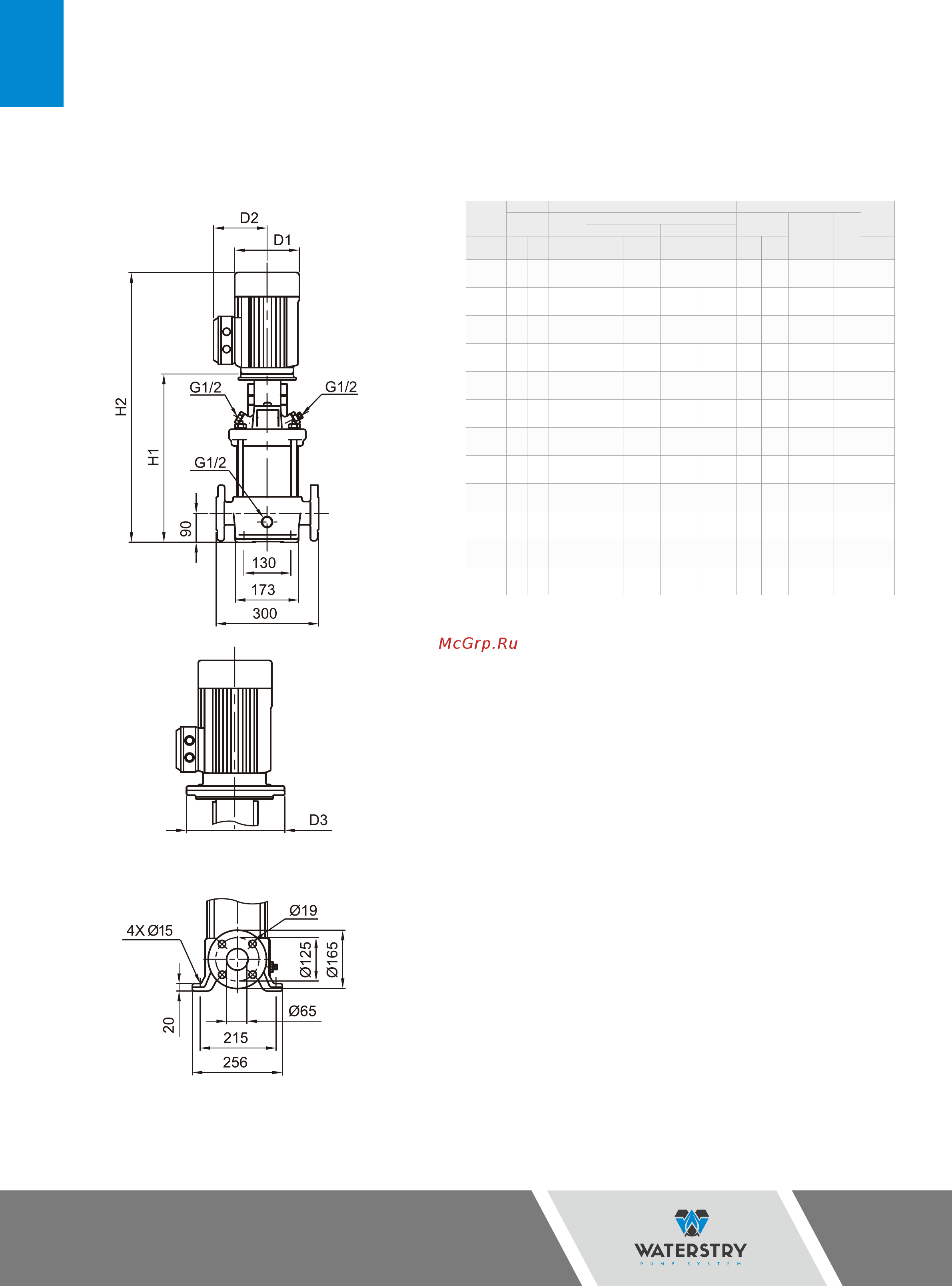 Waterstry SB1-11 [37/74] Технические данные
