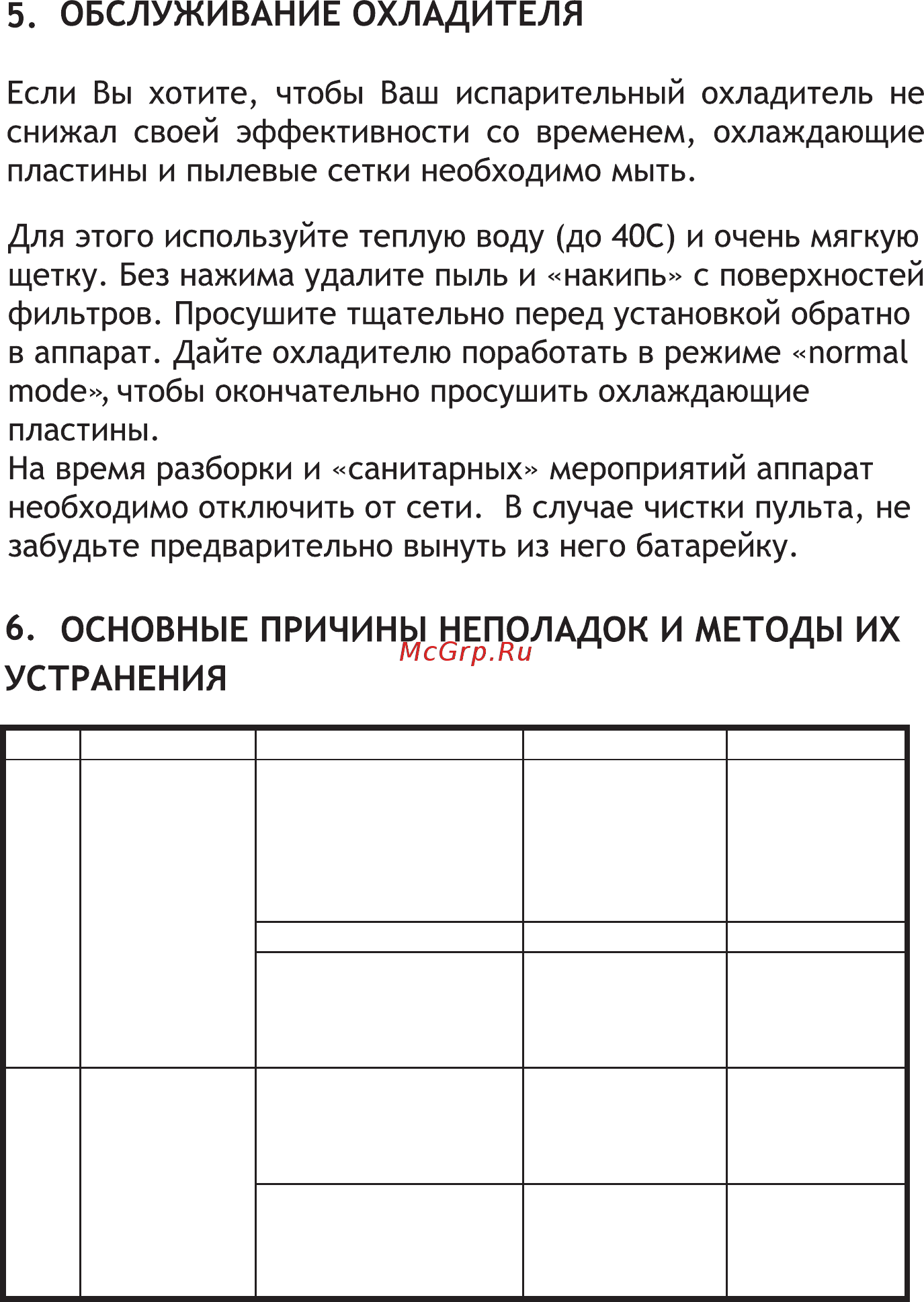 Sabiel MB30 Инструкция по эксплуатации онлайн [7/12] 399782