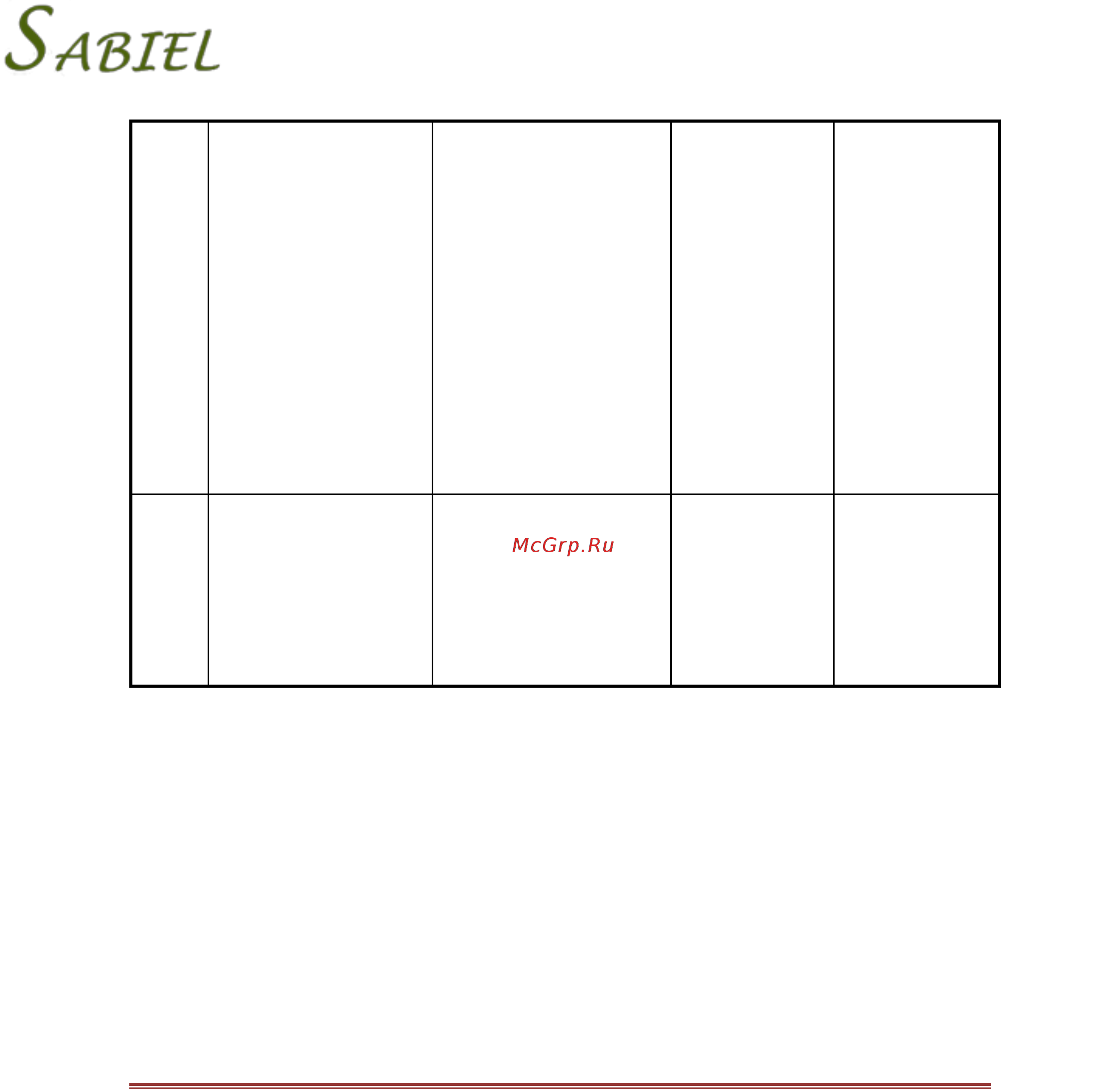 Sabiel MB35HV [14/14] Обслуживанием