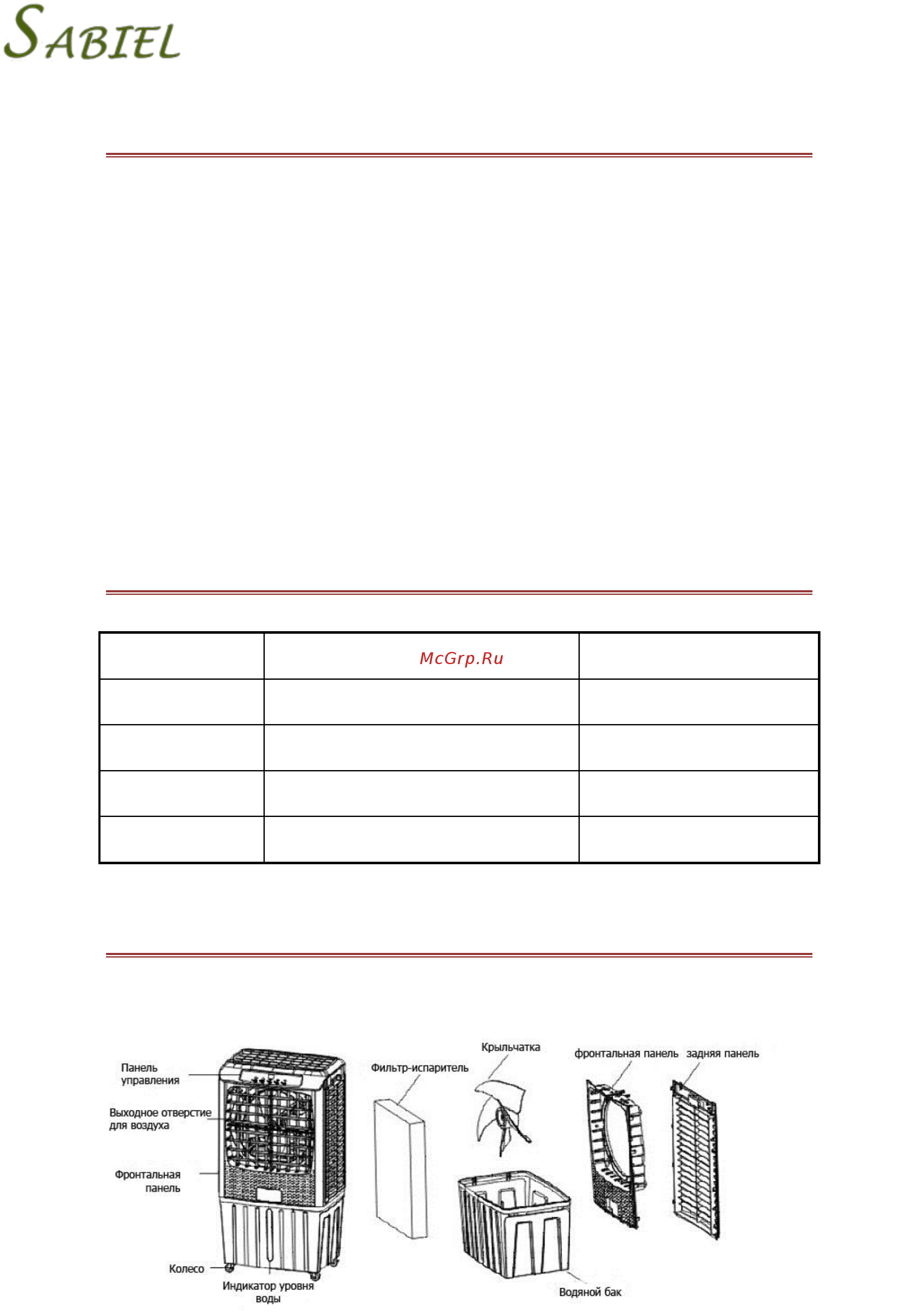 Sabiel MB35H [3/14] Схема аппарата