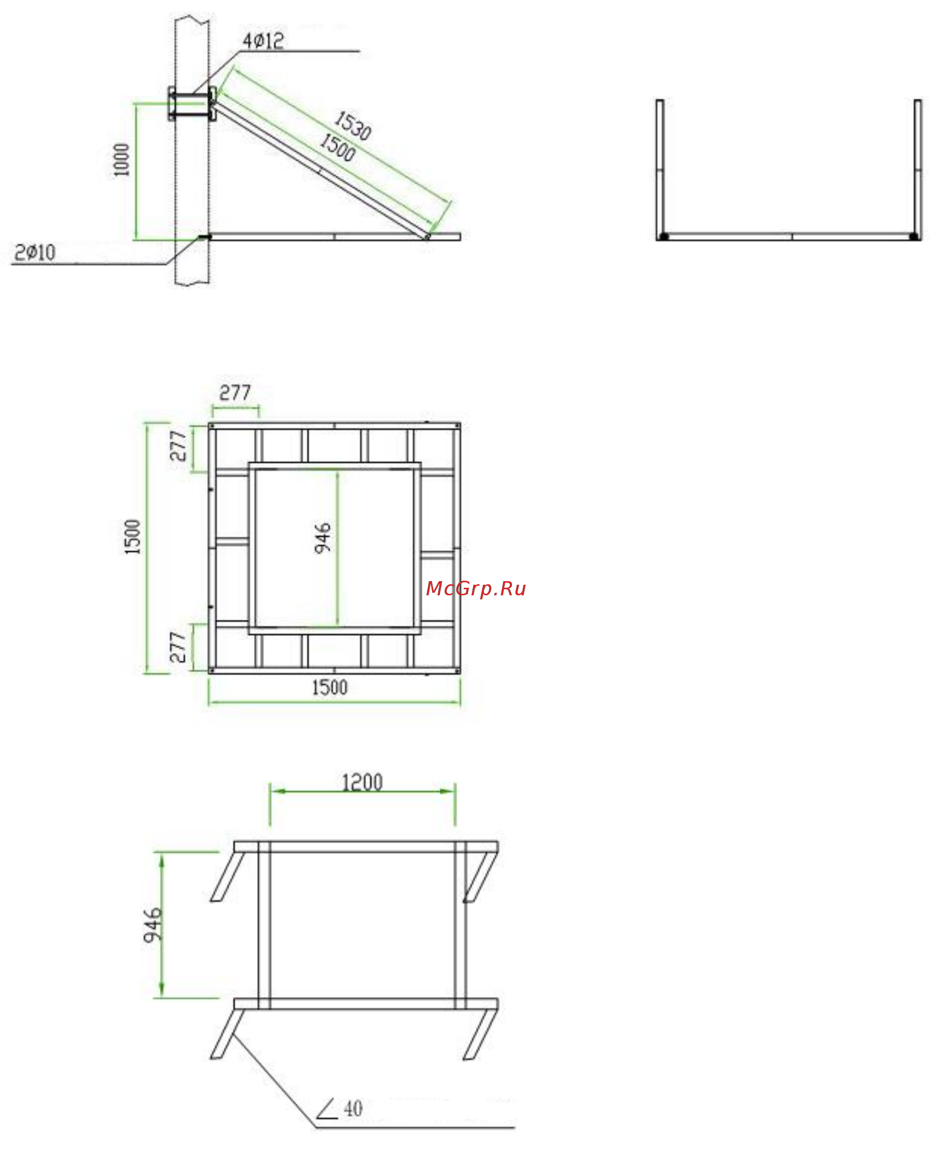 Sabiel S180LID [9/26] 3 схема кронштейна